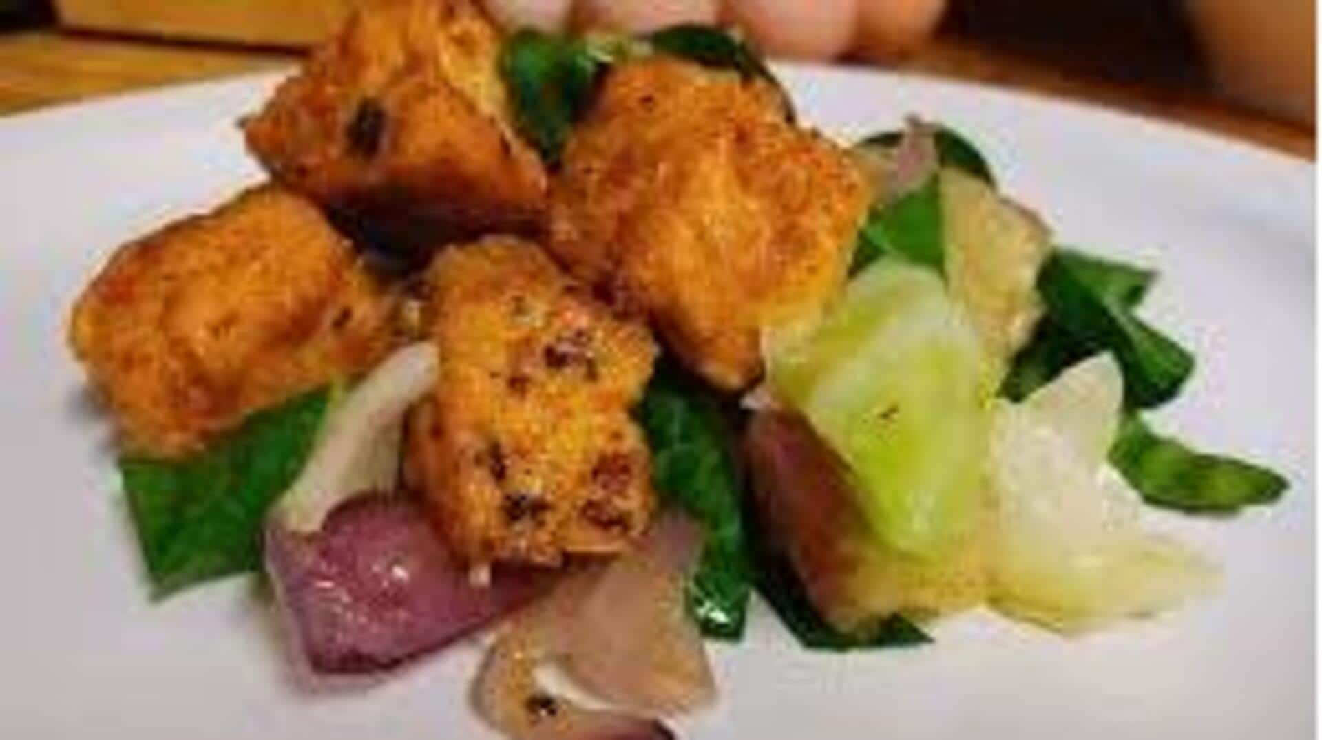 สลัดก้านเผือกทอดกรอบ เมนูมังสวิรัติสดชื่น ทำง่าย อร่อยเบา ๆ