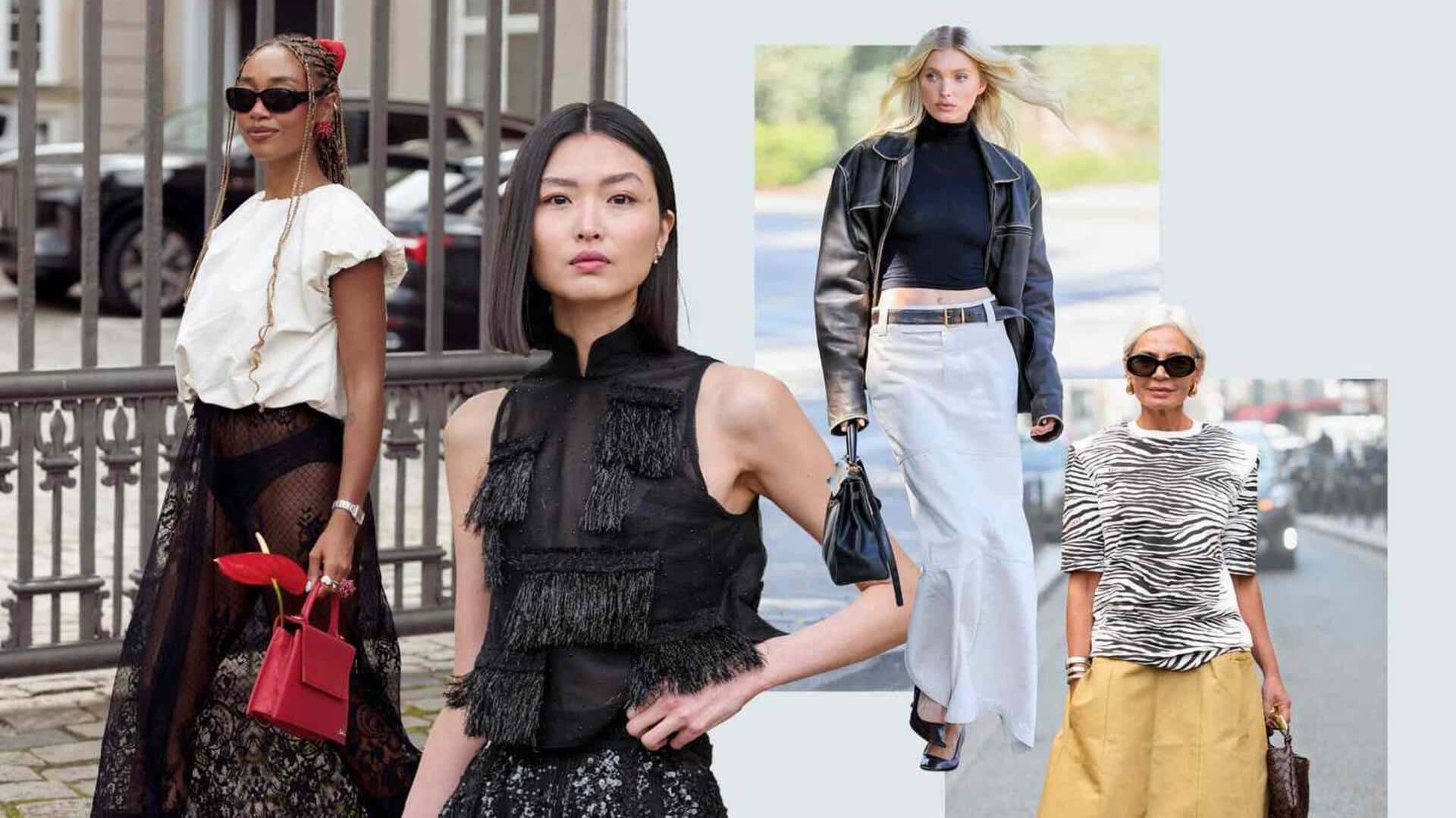 5 สไตล์ครอปท็อปแมตช์กับแม็กซี่สเกิร์ตอย่างลงตัว