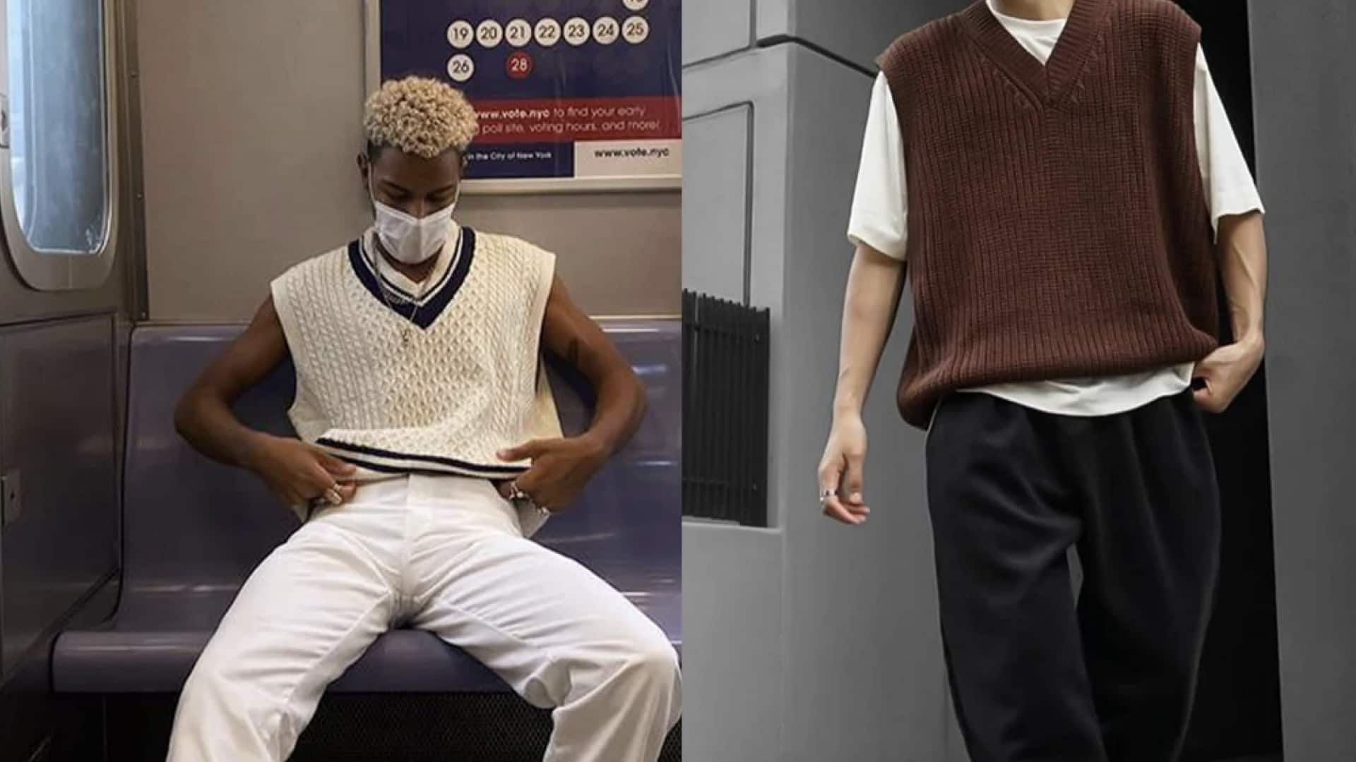 5 วิธีใส่เสื้อกั๊กสเวตเตอร์ให้ดูมีสไตล์