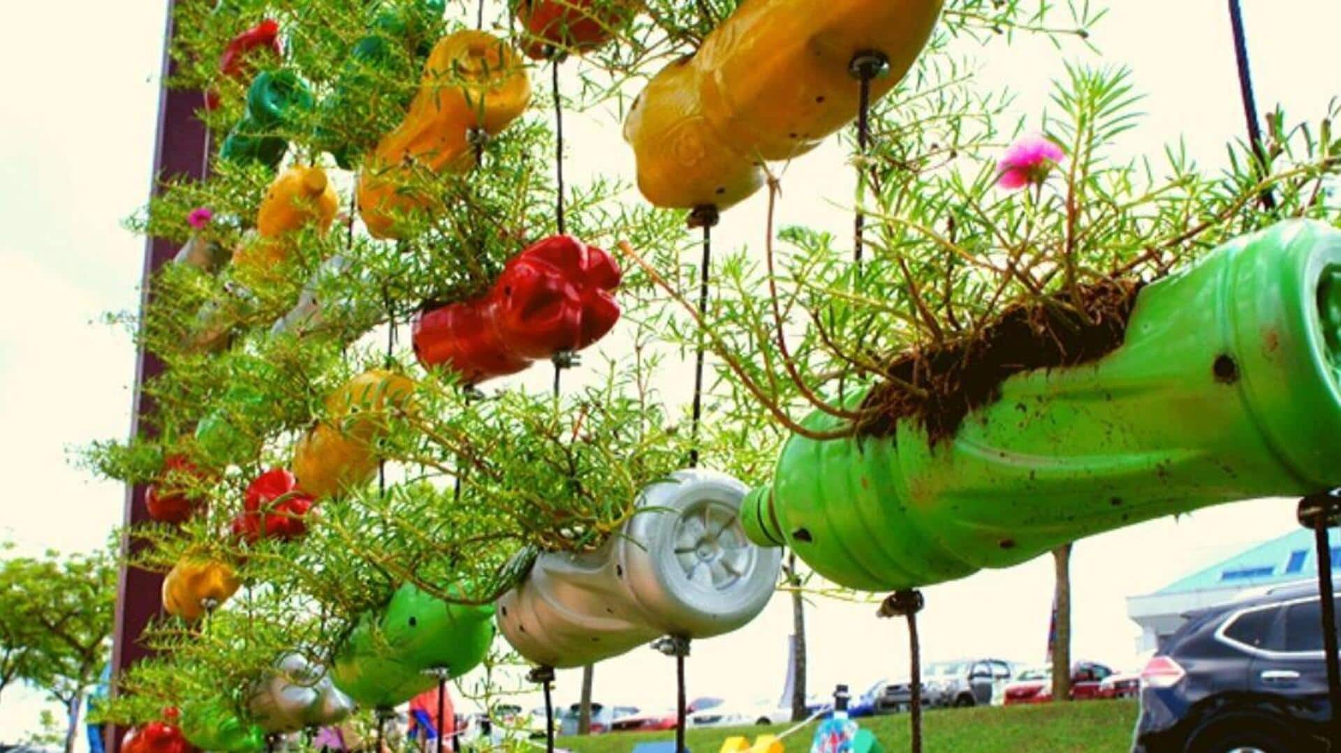 เปลี่ยนขวดพลาสติกเป็นของใช้ในบ้านสุดคุ้ม