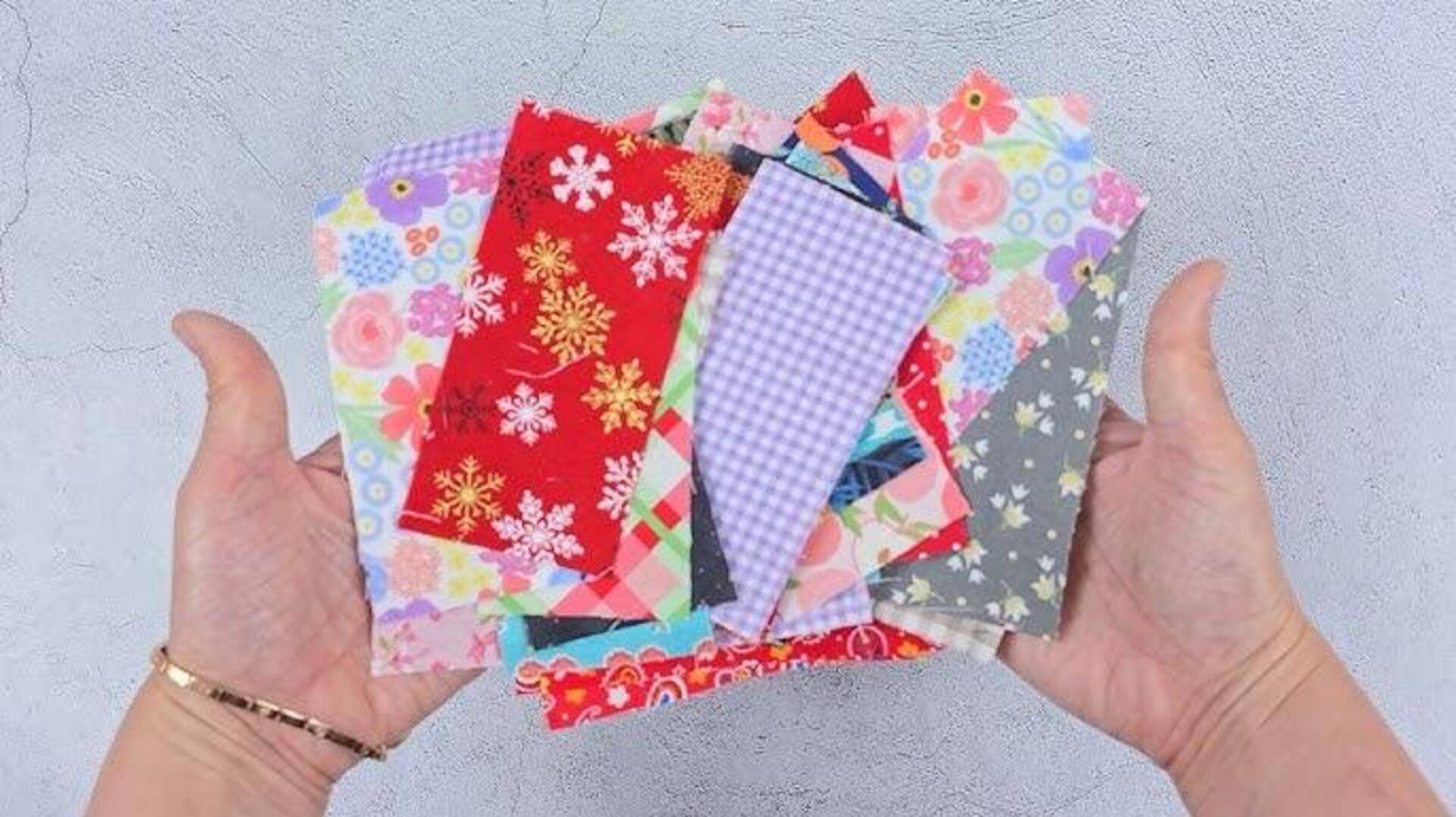 เปลี่ยนเศษผ้าเหลือใช้ให้กลายเป็นกระเป๋าผ้าสุดเก๋