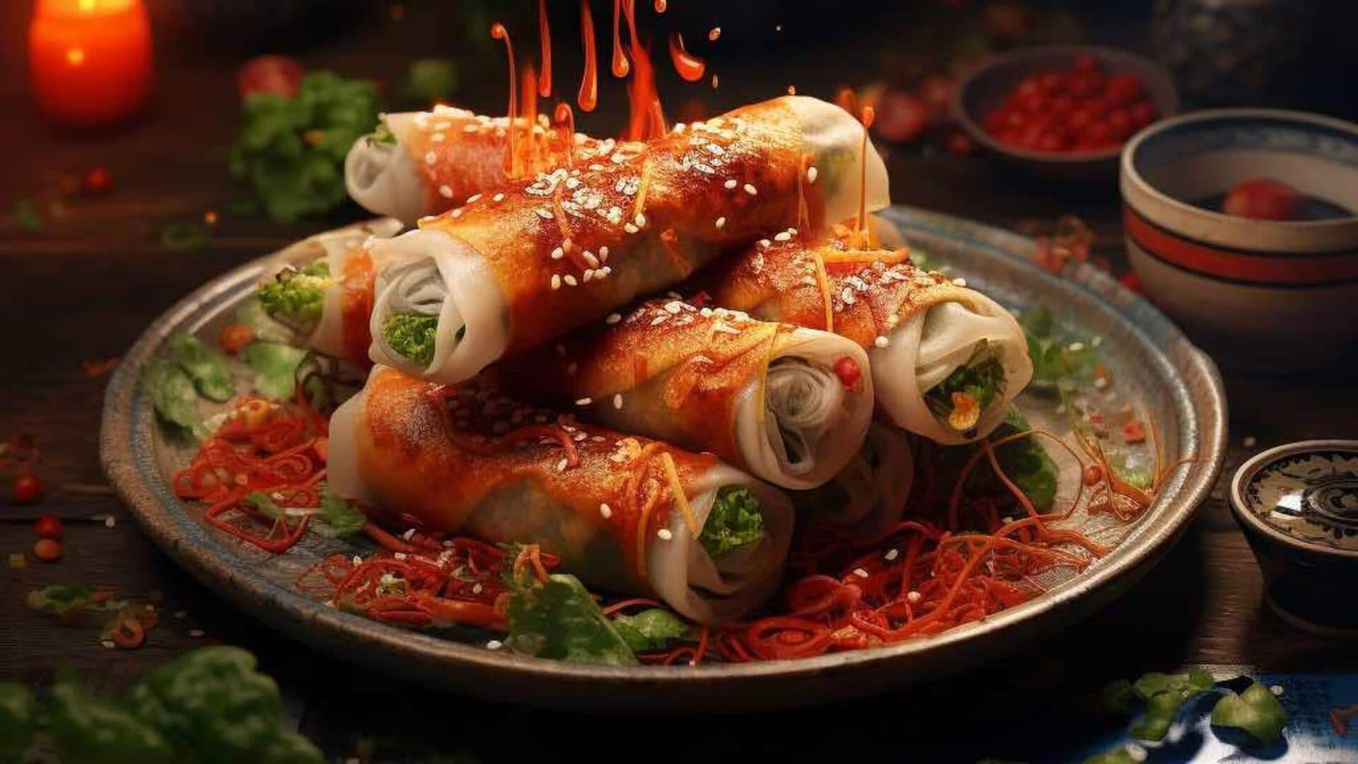 เปิดประสบการณ์ใหม่กับโรลสปริงส้มโอรสเผ็ด