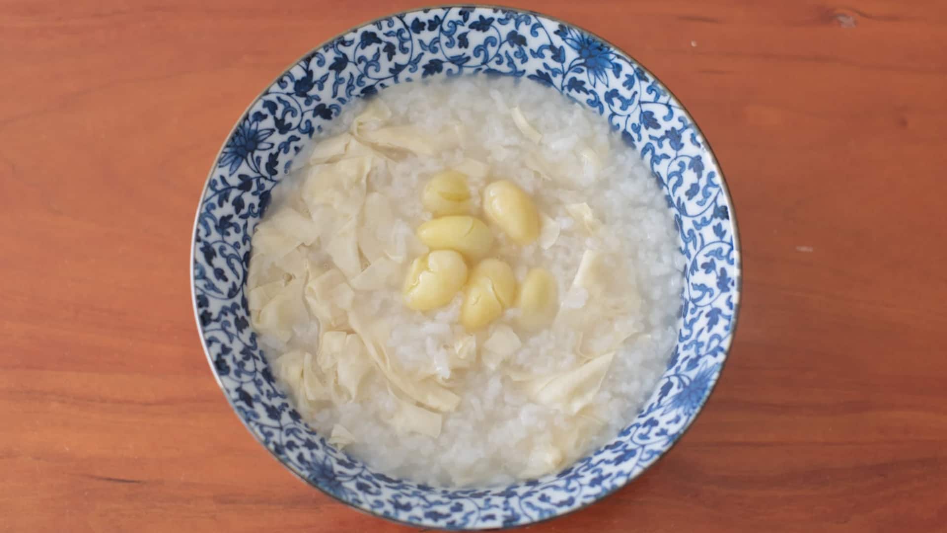 ข้าวต้มแปะก๊วยและขิง เมนูรสชาติที่ต้องลอง