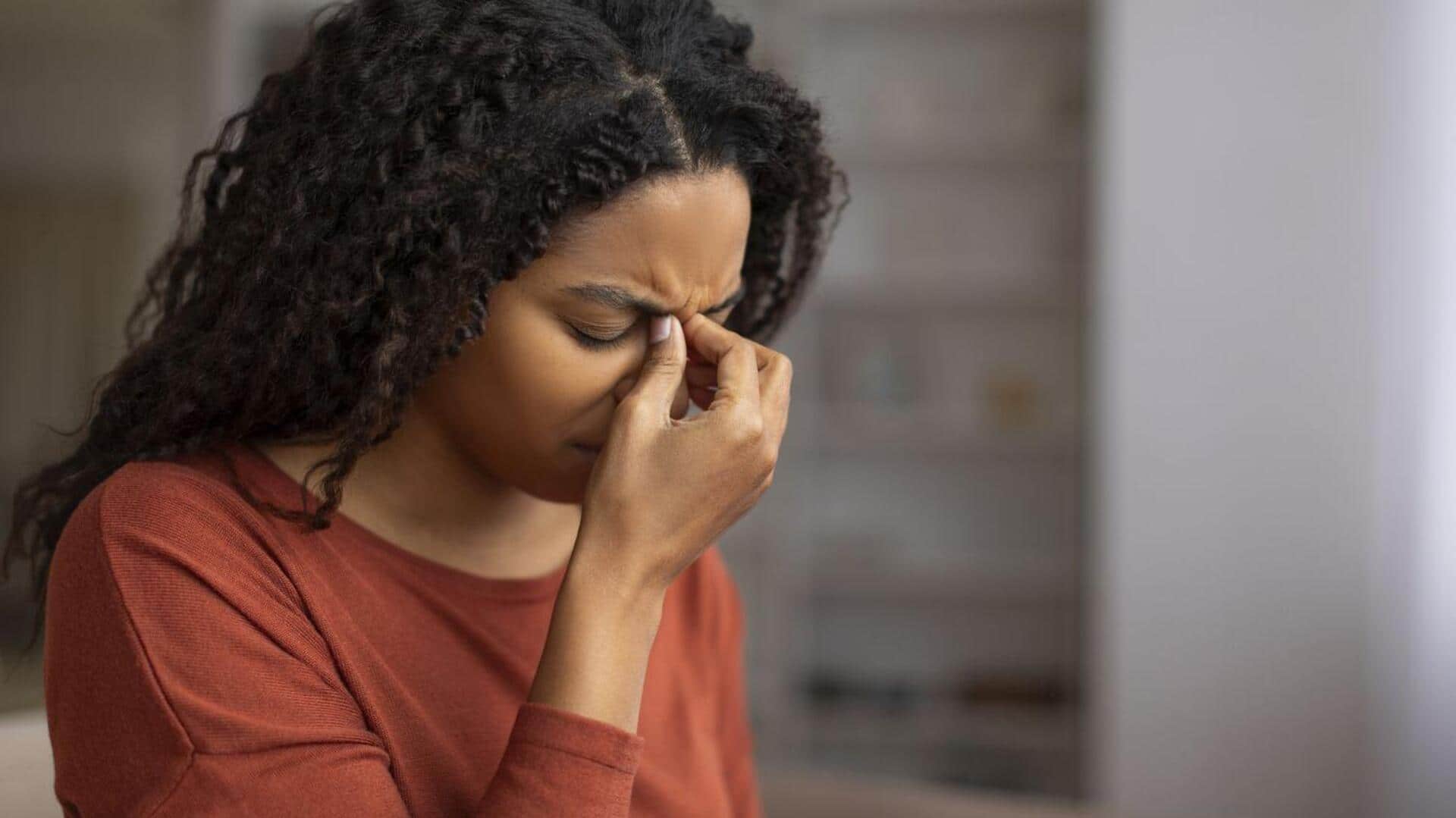 บรรเทาความดันไซนัสด้วยการตบหน้าอย่างอ่อนโยน