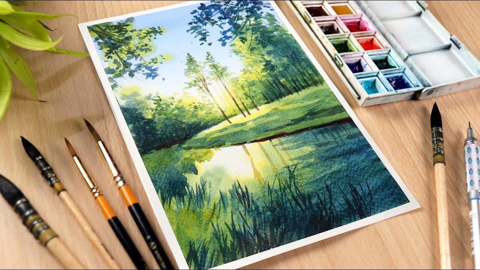 5 วิธีฝึกความอดทนด้วยการวาดภาพสีน้ำ