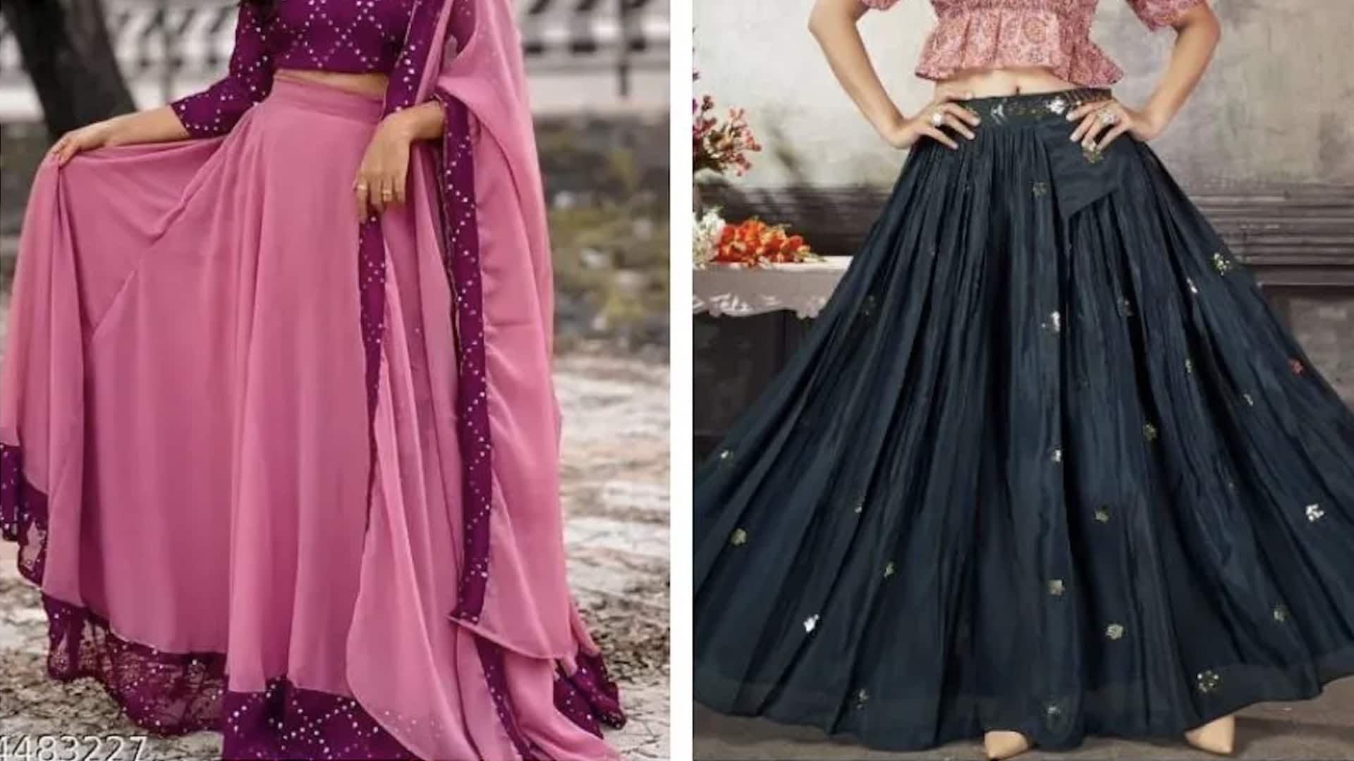 สไตล์เรียบง่ายที่เข้ากับเสื้อถักหนาและเลเฮงกา