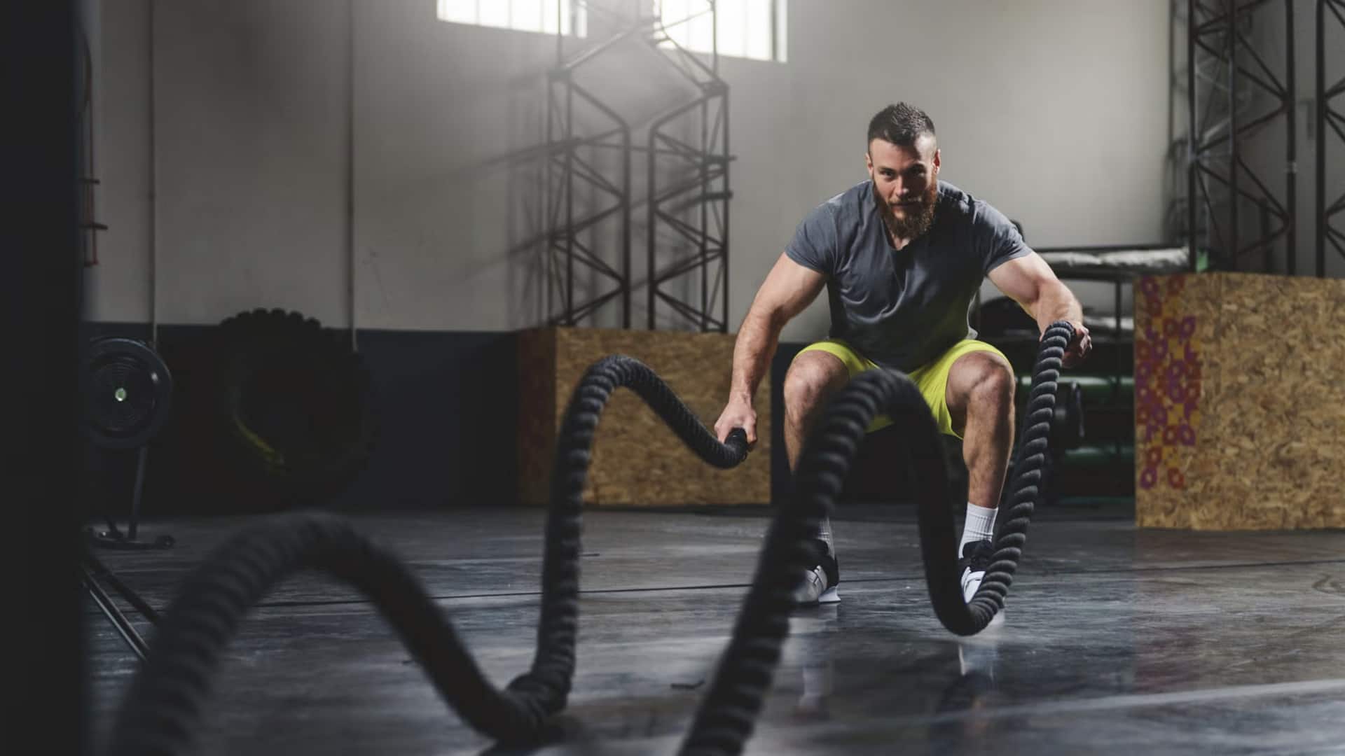 เชือกต่อสู้ เสริมแขนและแกนกลางให้แข็งแรง