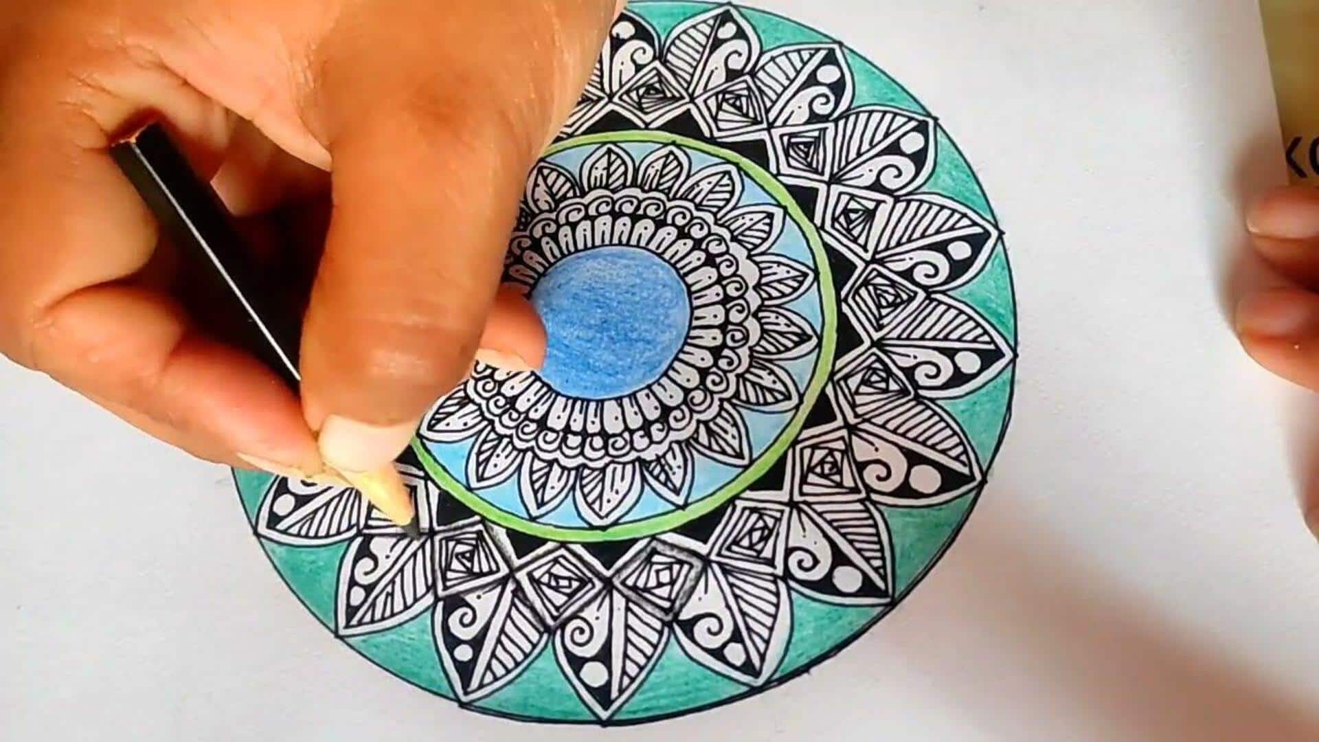 5 วิธีเพิ่มความคิดสร้างสรรค์ด้วยการวาดลวดลายแมนดาลา