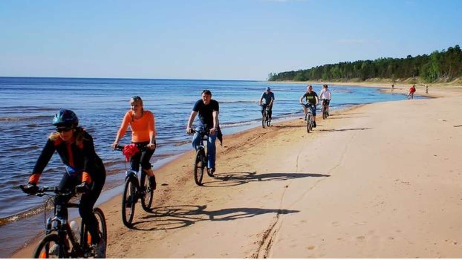 เส้นทางปั่นจักรยานริมทะเลที่ดีที่สุดในลัตเวีย