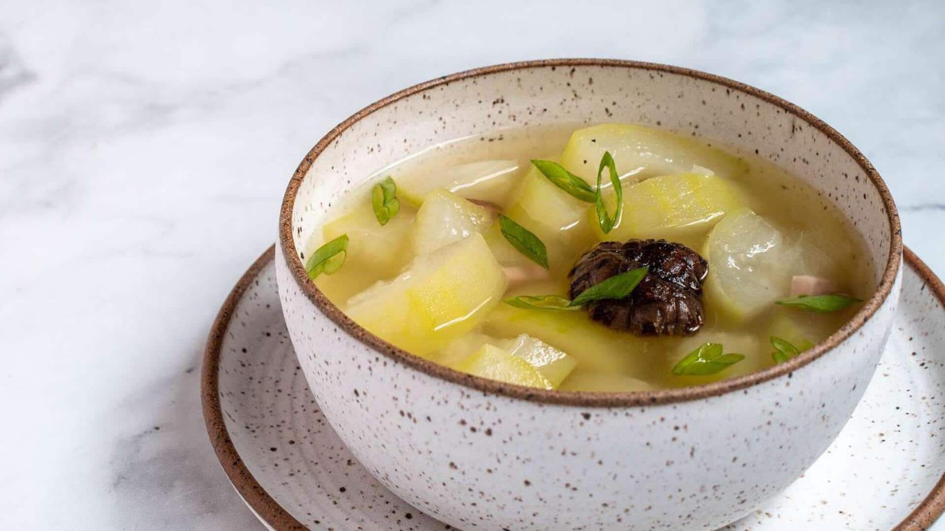 ฟักเขียวหมักขมิ้น อาหารว่างมังสวิรัติสดชื่นแบบไทย