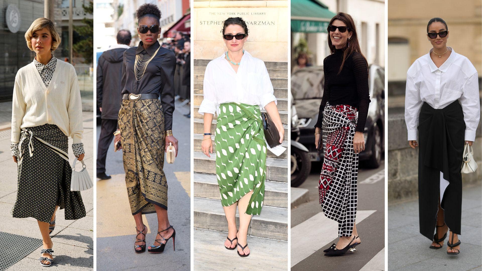 5 กระโปรงพันตัวที่แมตช์กับเสื้อเข้ารูปได้อย่างลงตัว