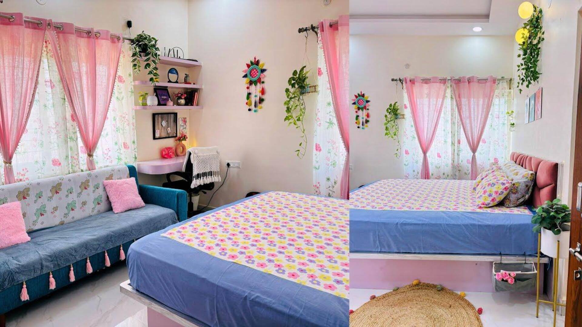 แปลงผ้าปูที่นอนเก่าเป็นผ้าม่านสุดชิคในงบจำกัด