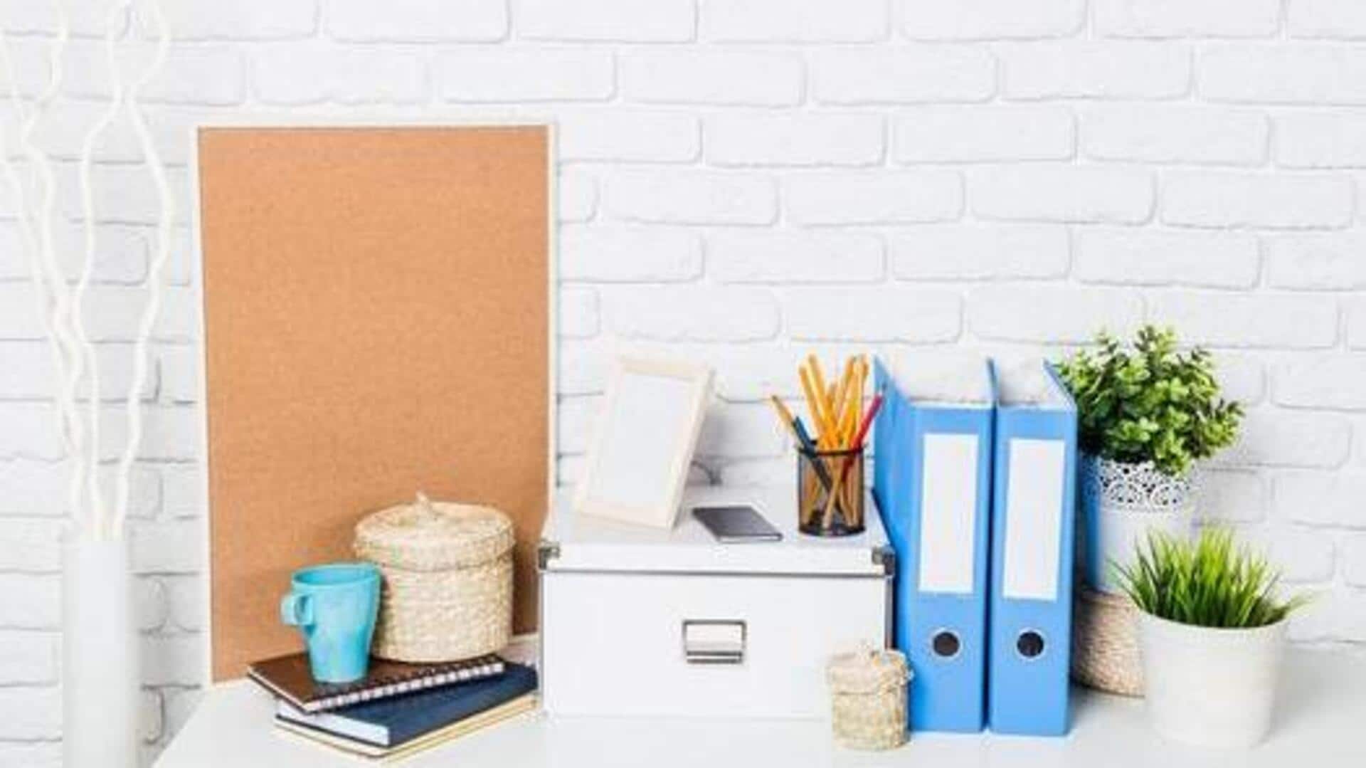 จัดระเบียบอุปกรณ์สำนักงานอย่างสร้างสรรค์เพื่อบรรยากาศใหม่