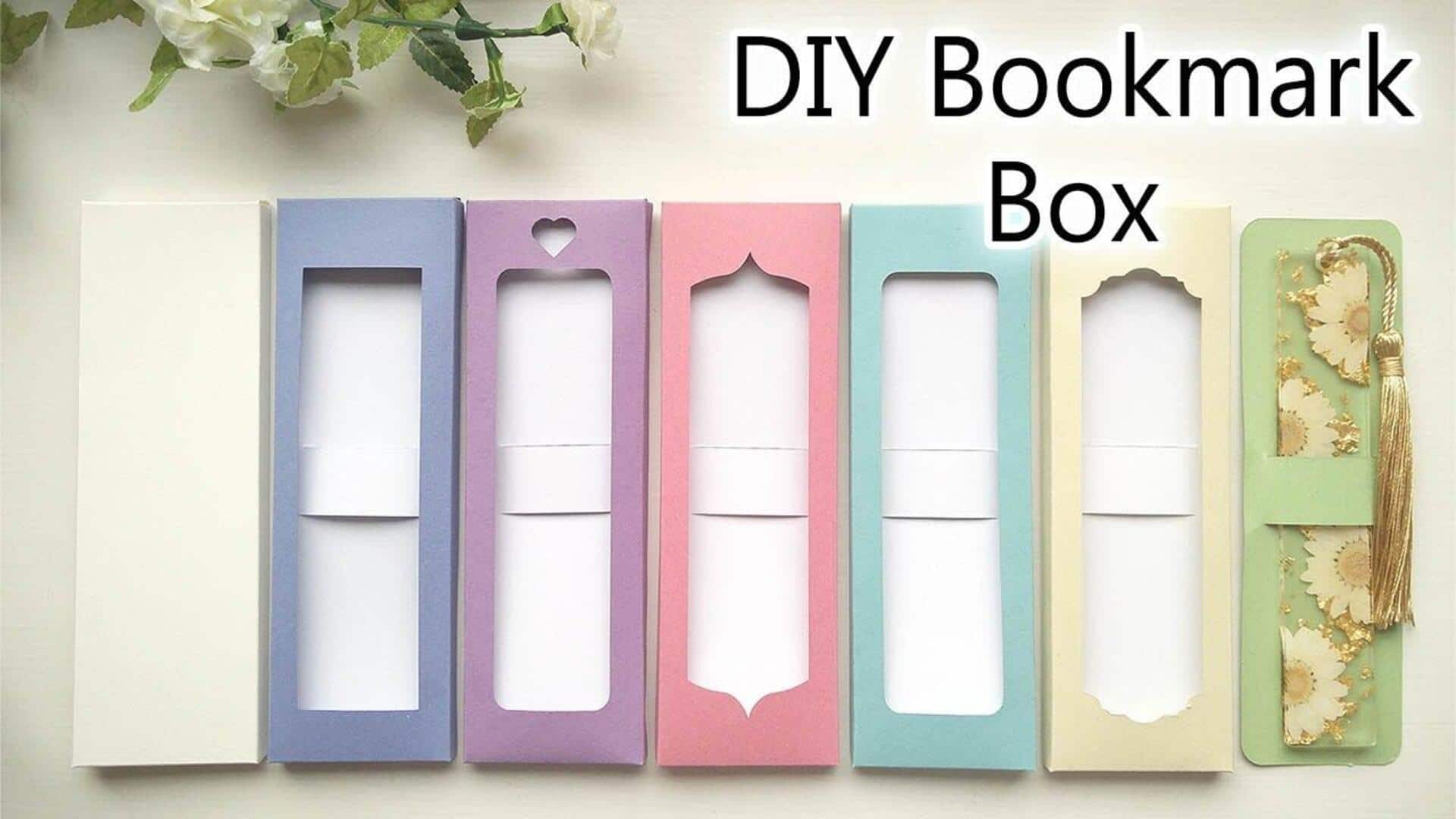DIY ที่คั่นหนังสือจากกระดาษห่อของขวัญ 