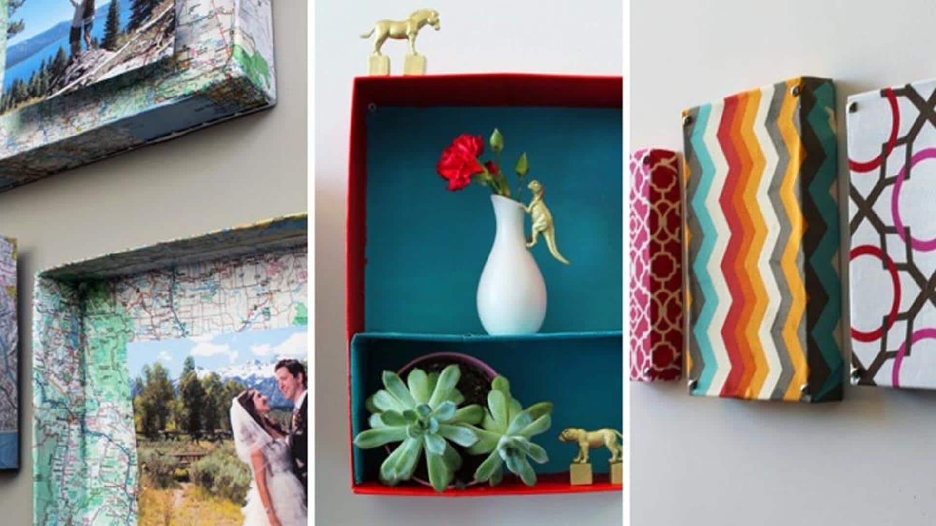 รีไซเคิลกล่องรองเท้า ให้กลายเป็นงานศิลปะติดผนังเก๋ๆ