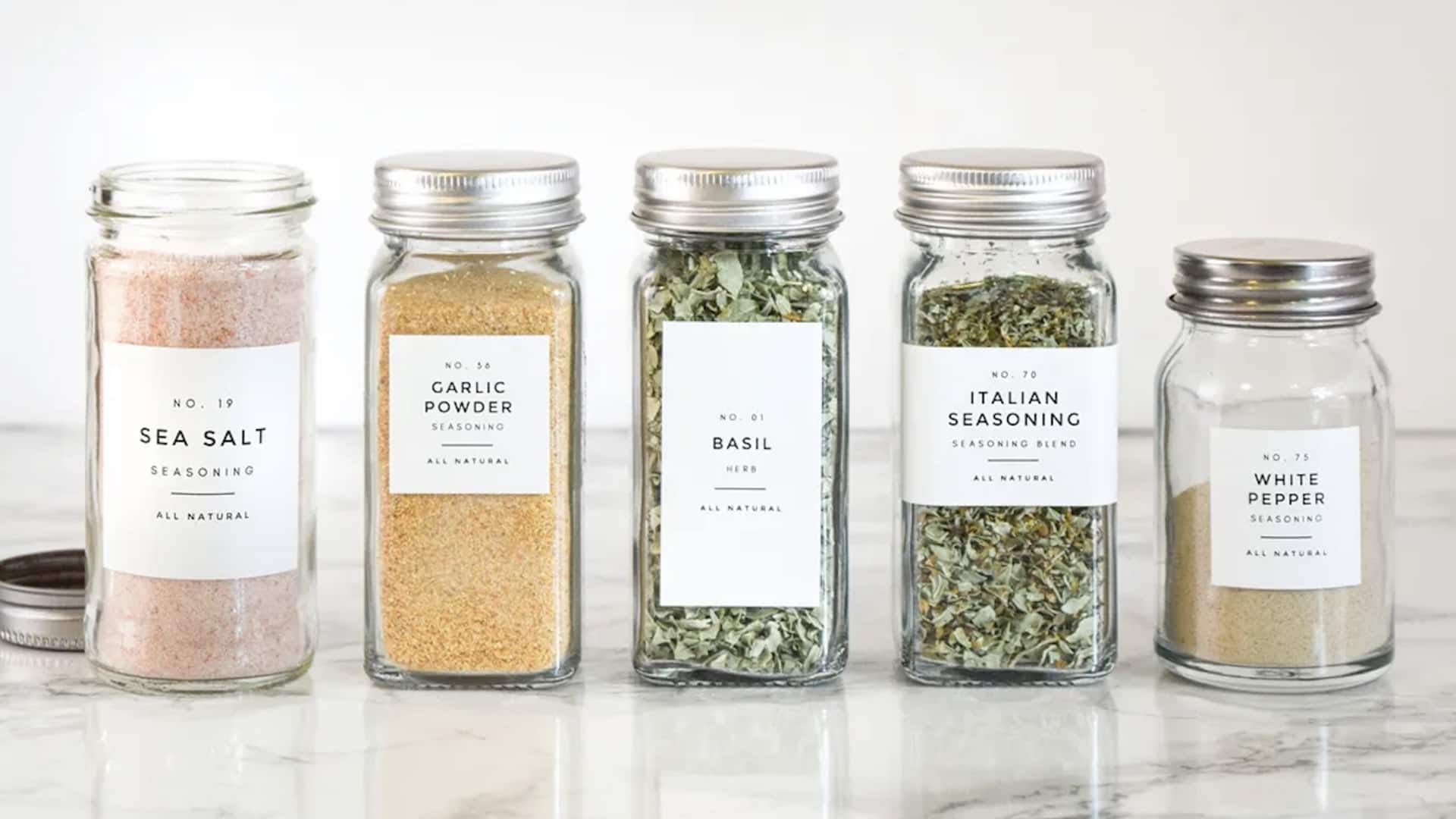 ไอเดียทำป้ายขวดเครื่องเทศจากกระดาษรีไซเคิล