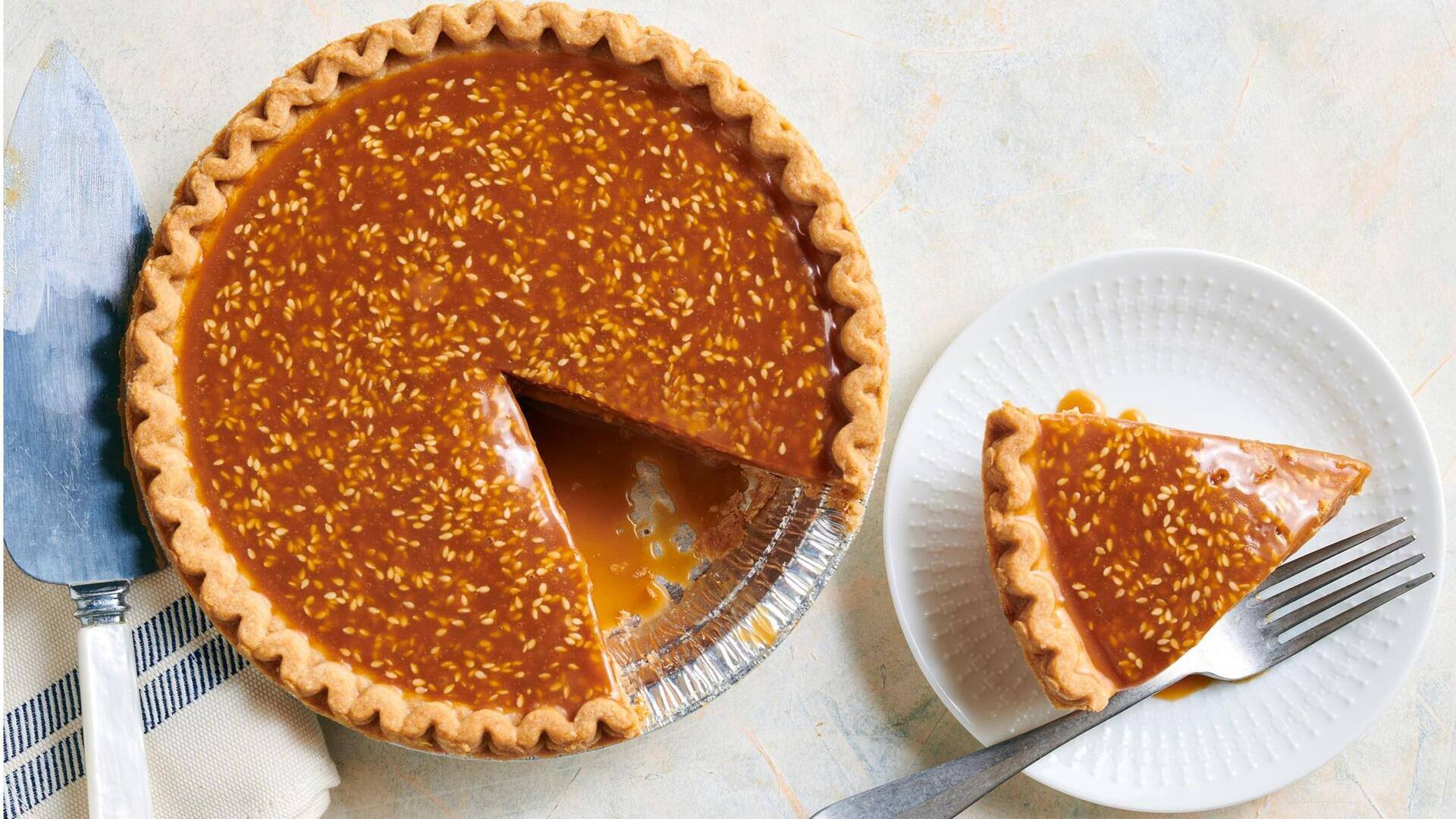 ฟักทองผัดคาราเมลโรยงาคั่ว เมนูหวานมันกลมกล่อม