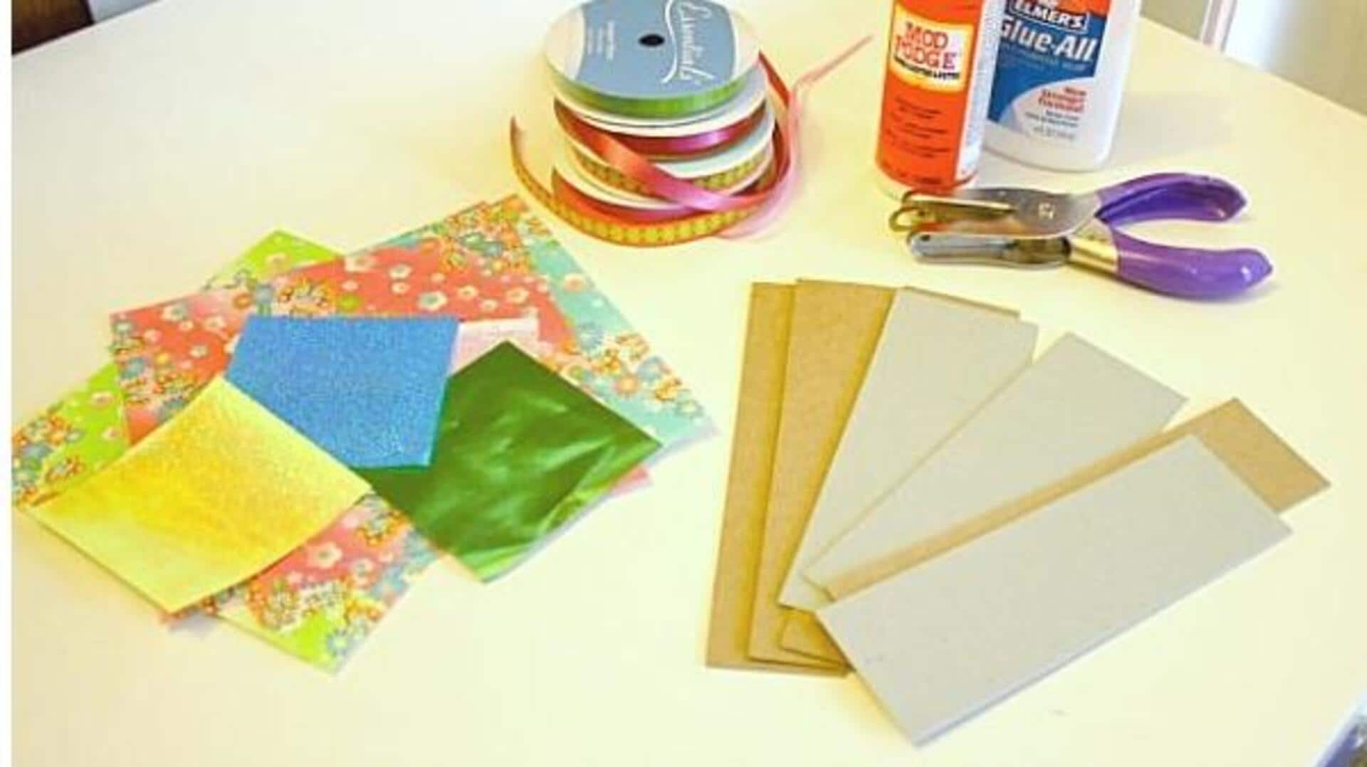 DIY ที่คั่นหนังสือจากวัสดุใกล้ตัว DIY ที่คั่นหนังสือจากวัสดุใกล้ตัว