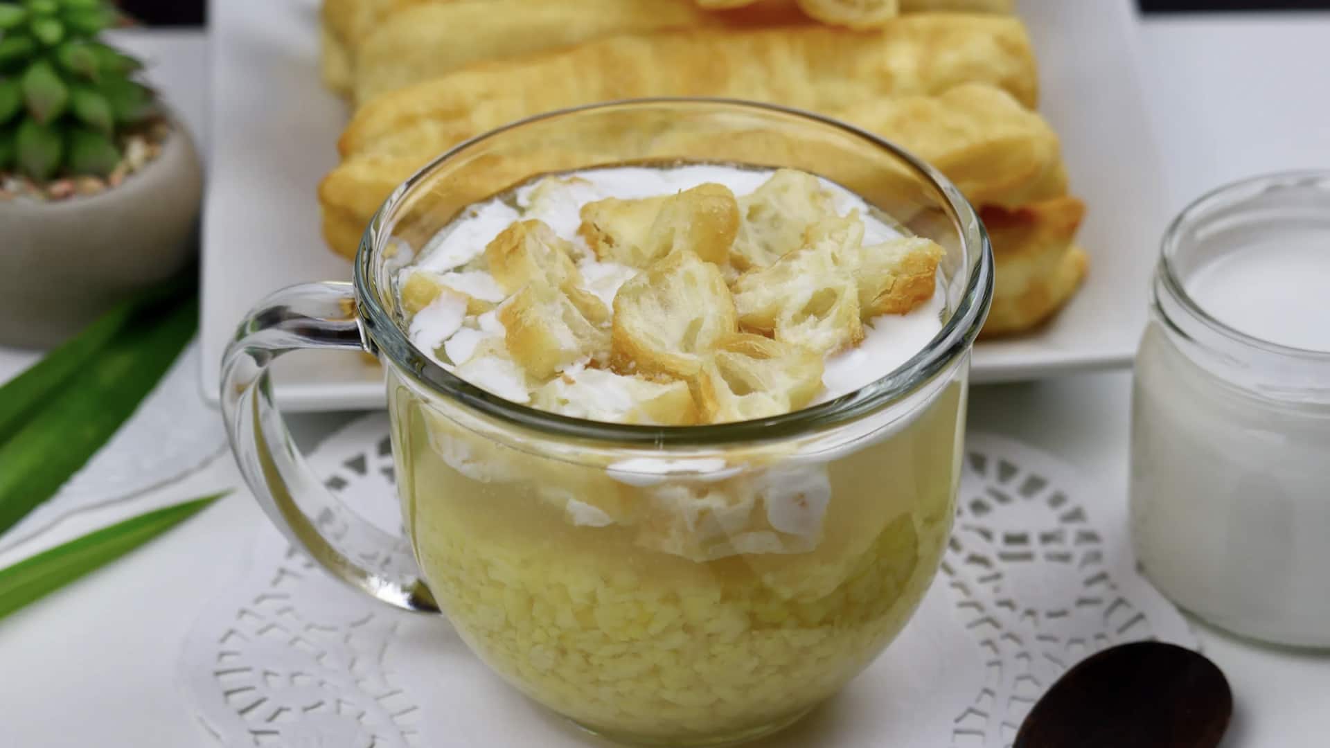 หวานละมุนด้วยพุดดิ้งถั่วเขียว สูตรทำง่ายที่บ้าน