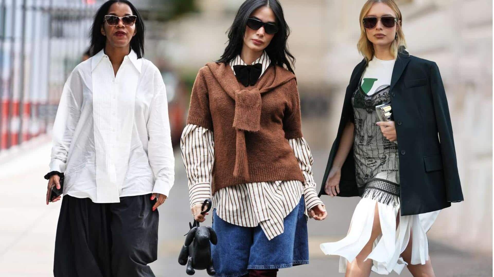 5 สไตล์แมตช์ลงตัวกับเสื้อเชิ้ตยาวคาดเข็มขัด