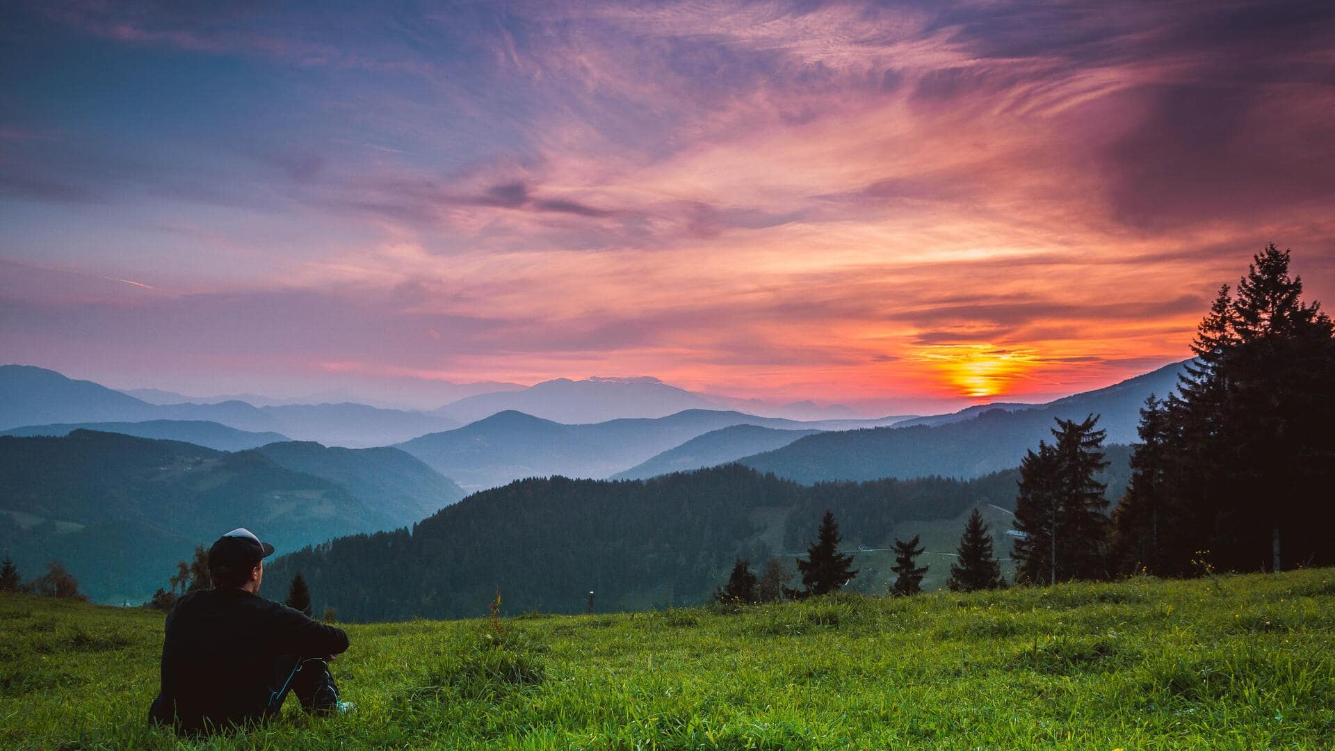 ฝึกสมาธิด้วยการนั่งเงียบชมพระอาทิตย์ตกทุกวัน