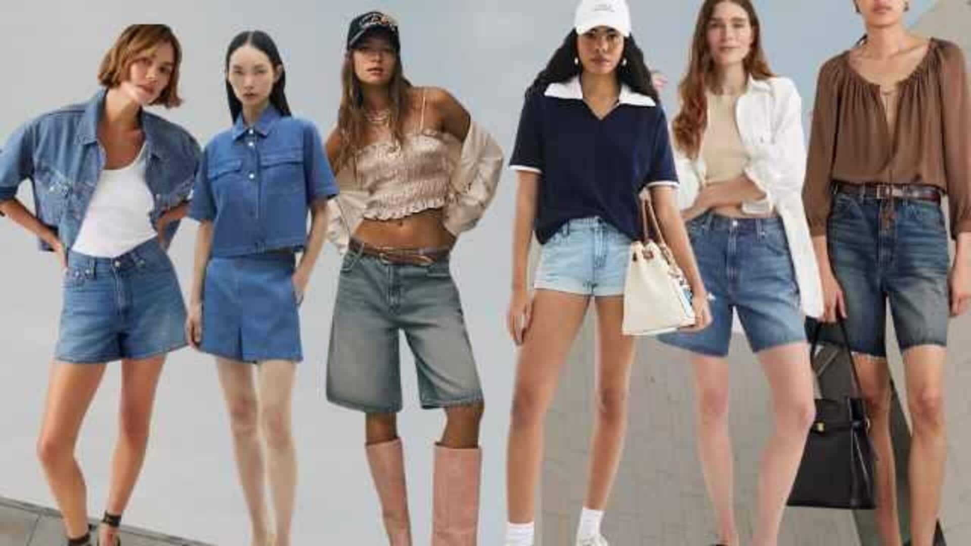 5 สไตล์แมตช์กางเกงยีนส์ขาสั้นได้อย่างลงตัว