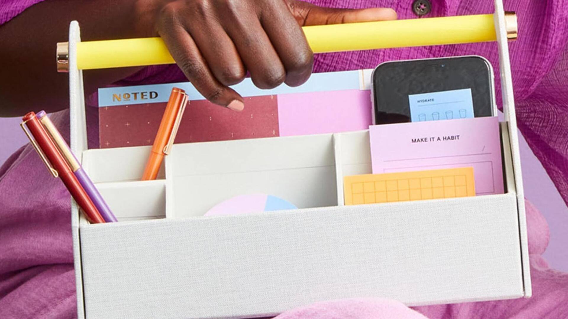 ติดตามนิสัยด้วยกระดาษโน้ตสีสันสดใส