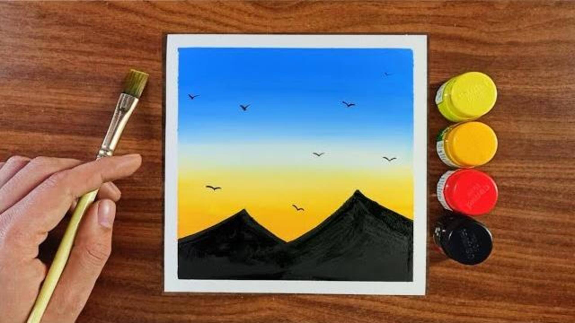 การเสริมสร้างความยืดหยุ่นด้วยการวาดภาพสีน้ำ