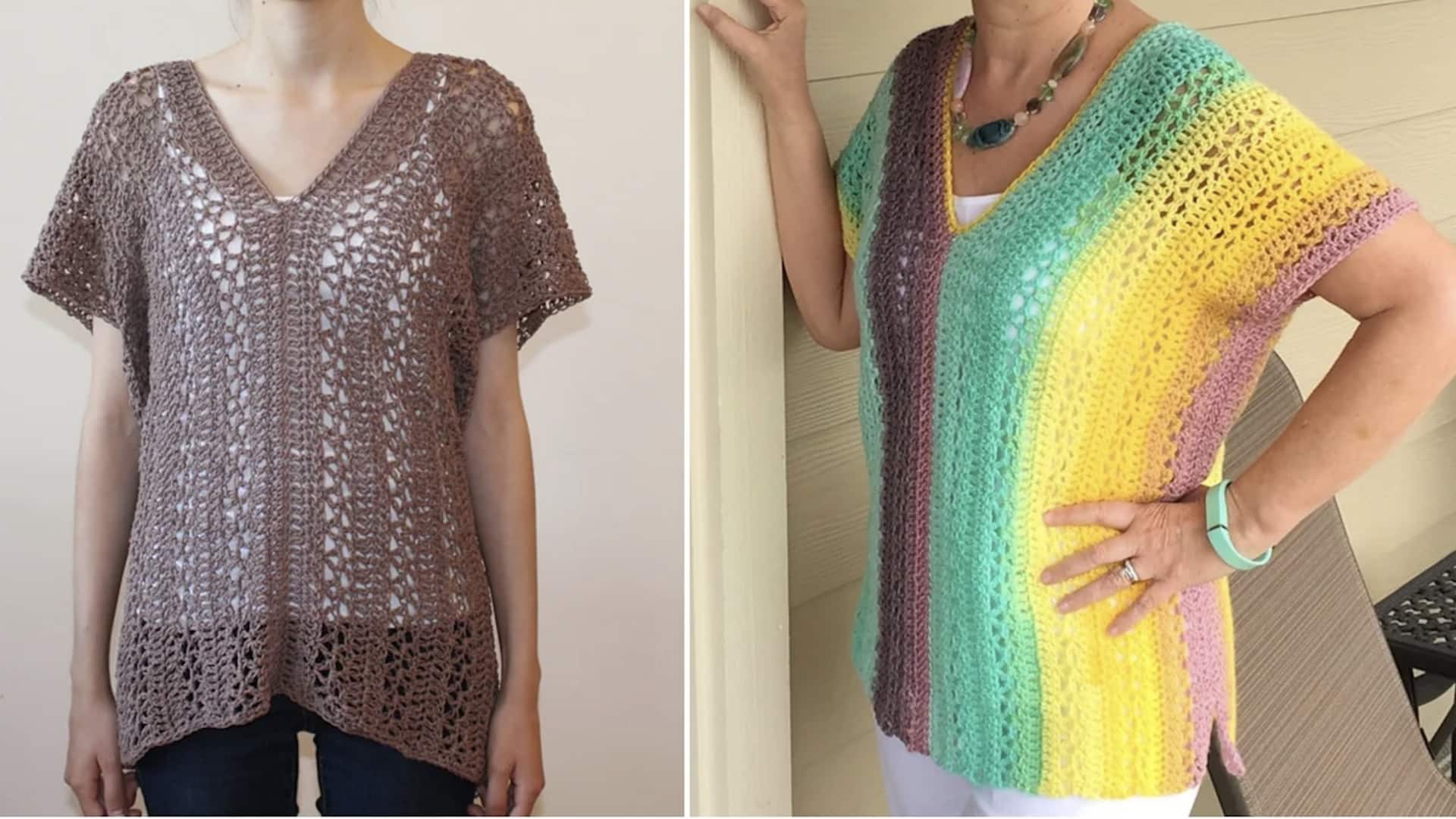 สไตล์การจับคู่เสื้อโครเชต์ที่ลงตัว