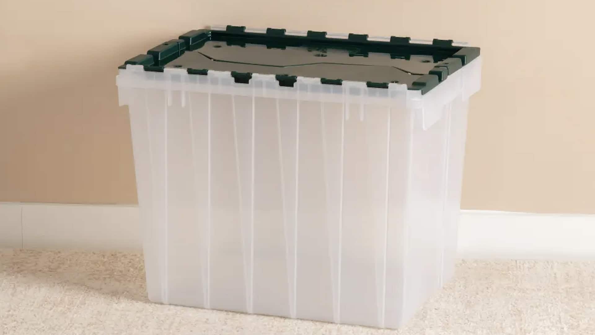 เปลี่ยนกล่องพลาสติกให้กลายเป็นที่จัดระเบียบบ้านแบบประหยัด