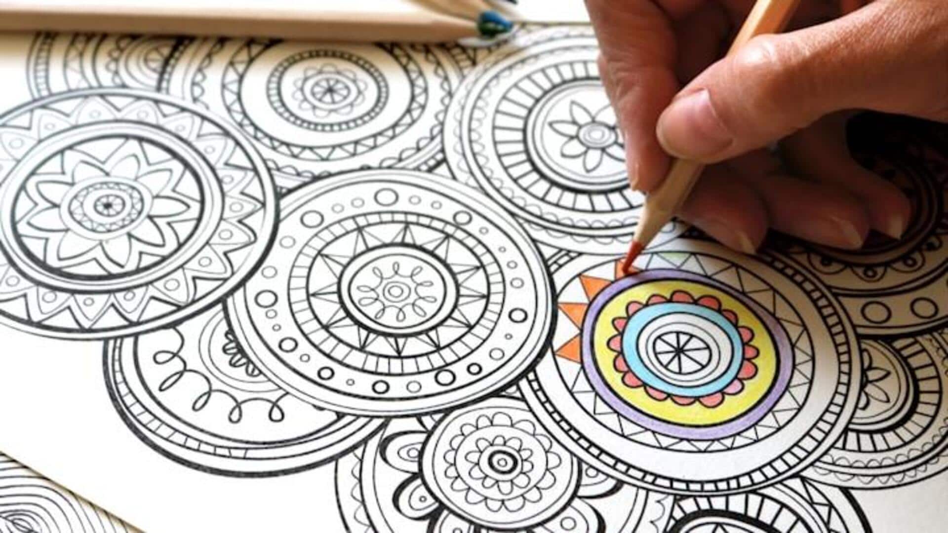 เพิ่มประสิทธิภาพสมองด้วยการระบายสีแมนดาลา