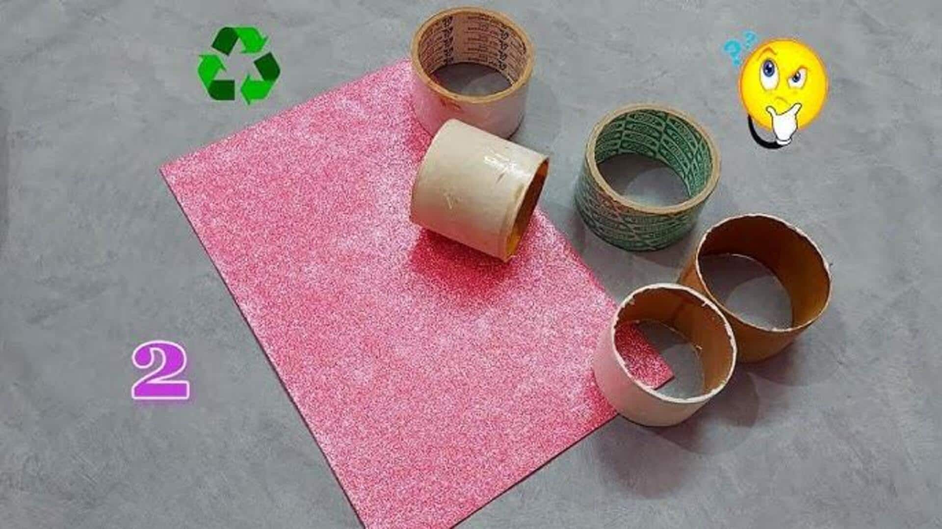 เปลี่ยนแกนเทปกาวเปล่าให้กลายเป็นของใช้สุดครีเอทีฟ