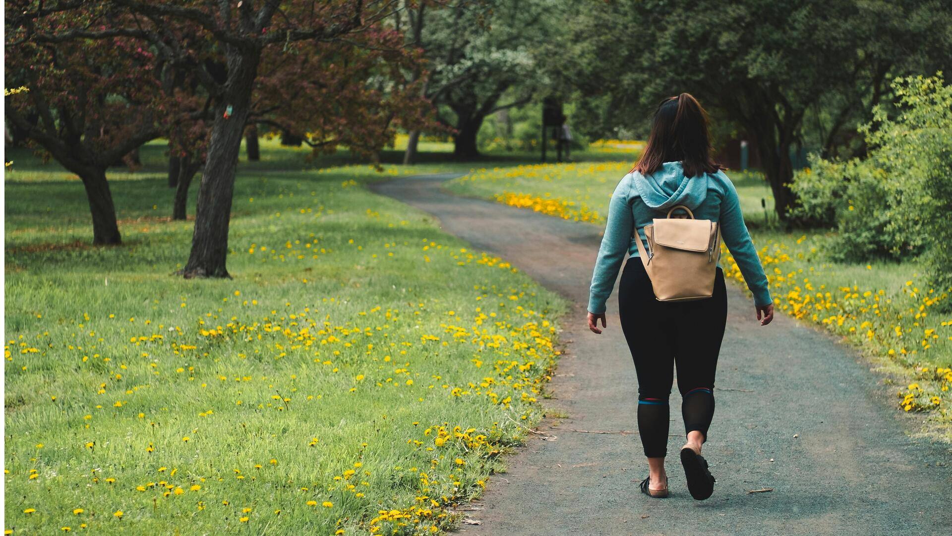 การเดินเล่นยามเย็นเพื่อคลายความเครียด