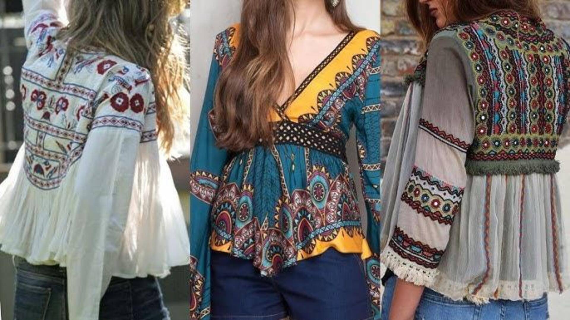5 สไตล์ที่เข้ากันได้ดีกับเสื้อบลาวส์โบฮีเมียน