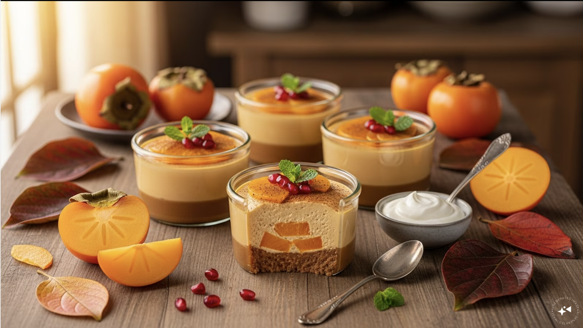 คอมโพตลูกพลับรสเครื่องเทศ: สูตรขนมหวานมังสวิรัติสไตล์ไทย