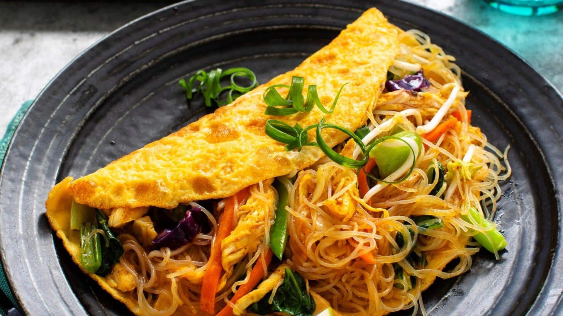 เมนูโปรตีนจากพืช ไข่เจียววุ้นเส้น อร่อย ทำง่าย