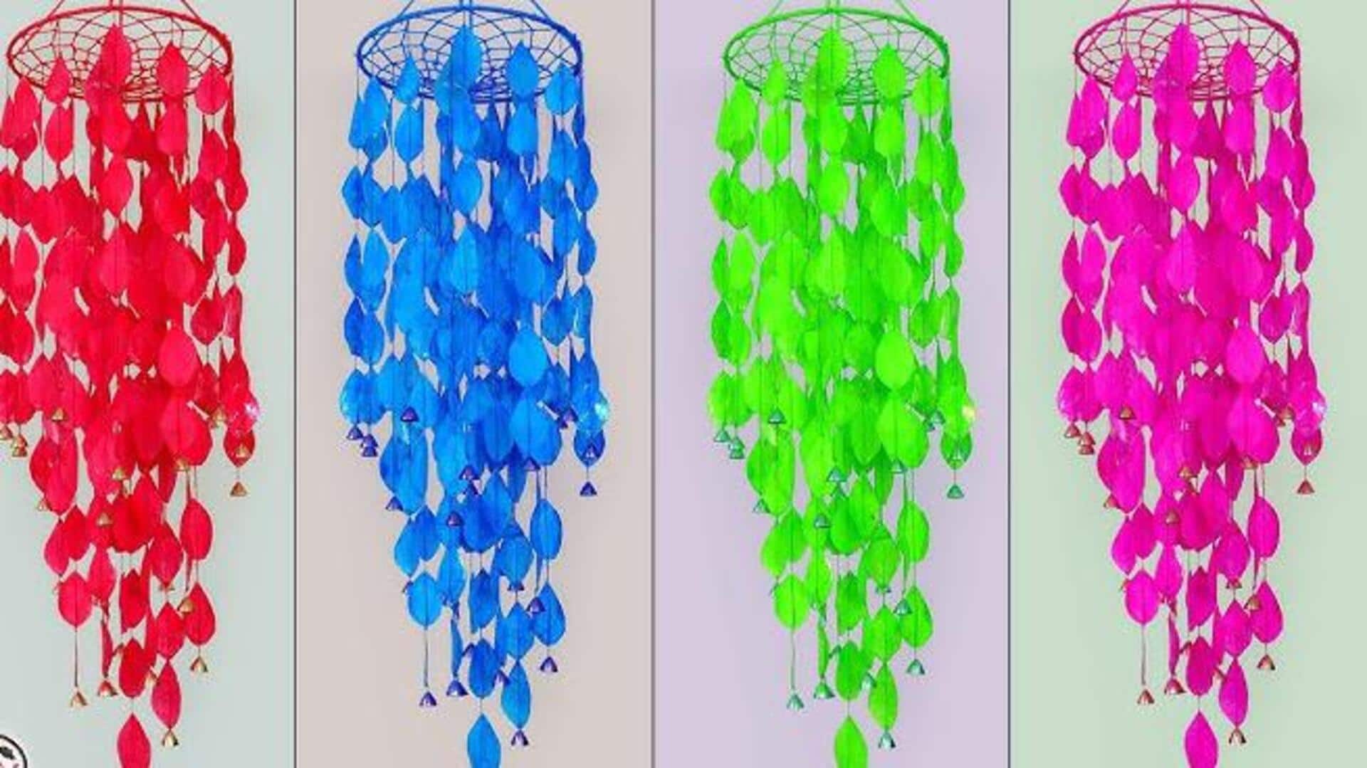 รีไซเคิลขวดพลาสติกให้กลายเป็นงานศิลปะตกแต่งผนังสุดชิค