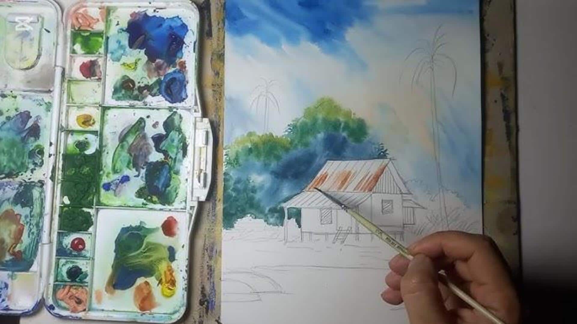 ผ่อนคลายด้วยการวาดภาพสีน้ำอย่างสร้างสรรค์ ผ่อนคลายด้วยการวาดภาพสีน้ำอย่างสร้างสรรค์