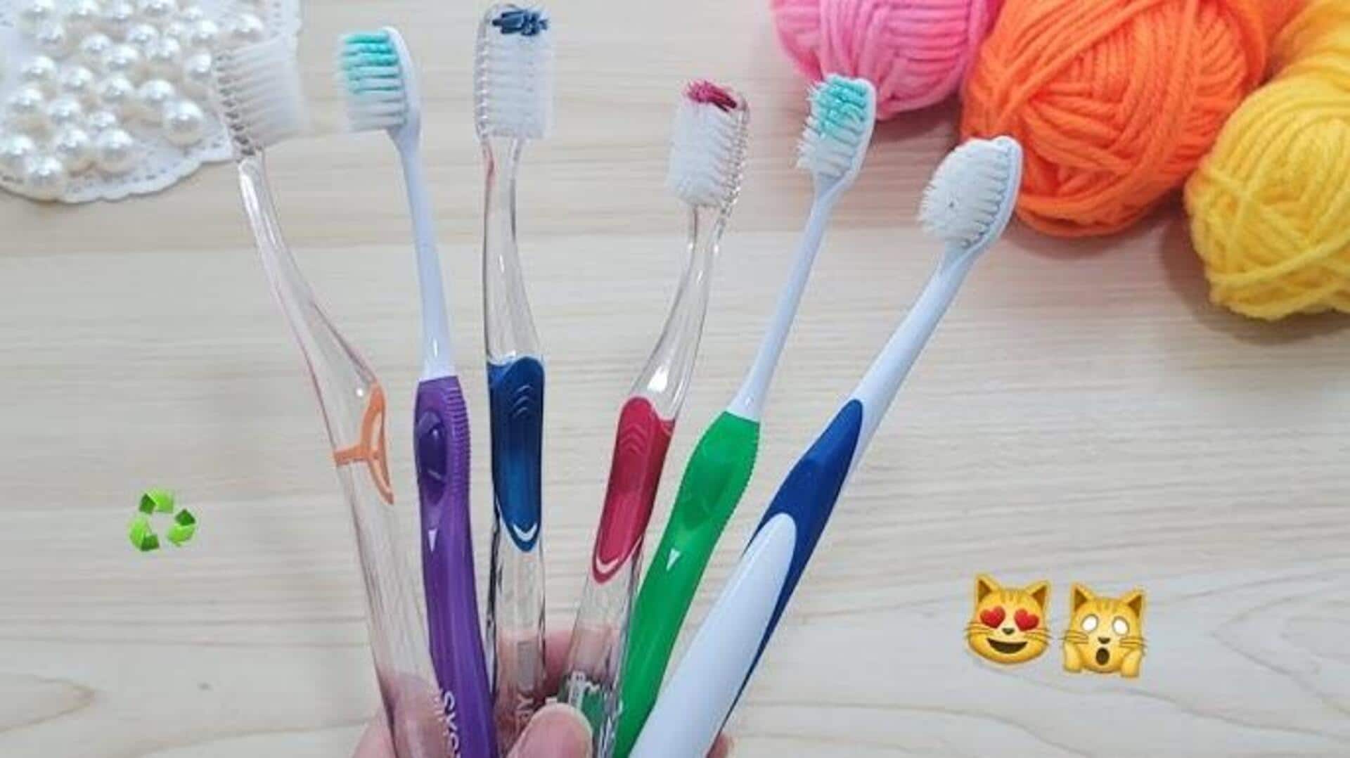 รีไซเคิลแปรงสีฟันเก่าให้กลายเป็นไอเท็มสุดมีประโยชน์
