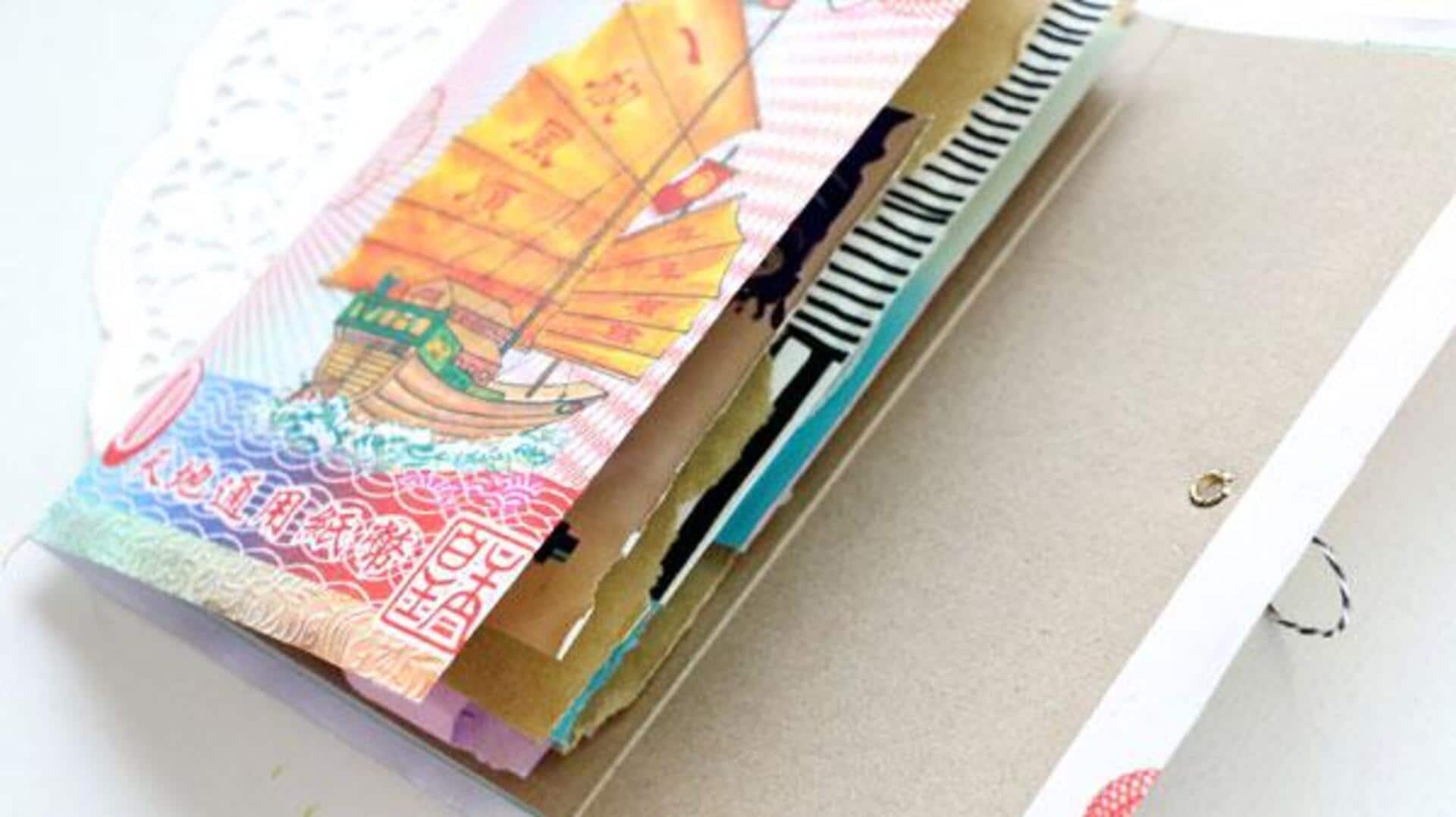 แปลงกระดาษเหลือใช้เป็นสมุดบันทึกแฟชั่นสุดเก๋