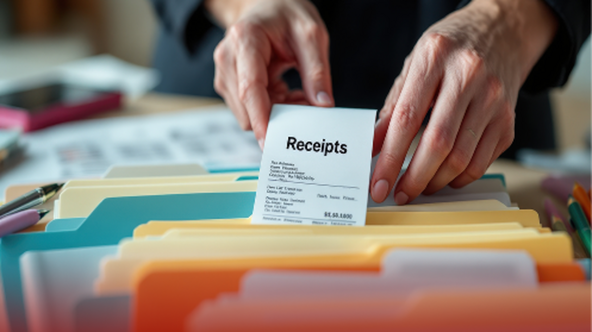 จัดระเบียบใบเสร็จอย่างชาญฉลาด