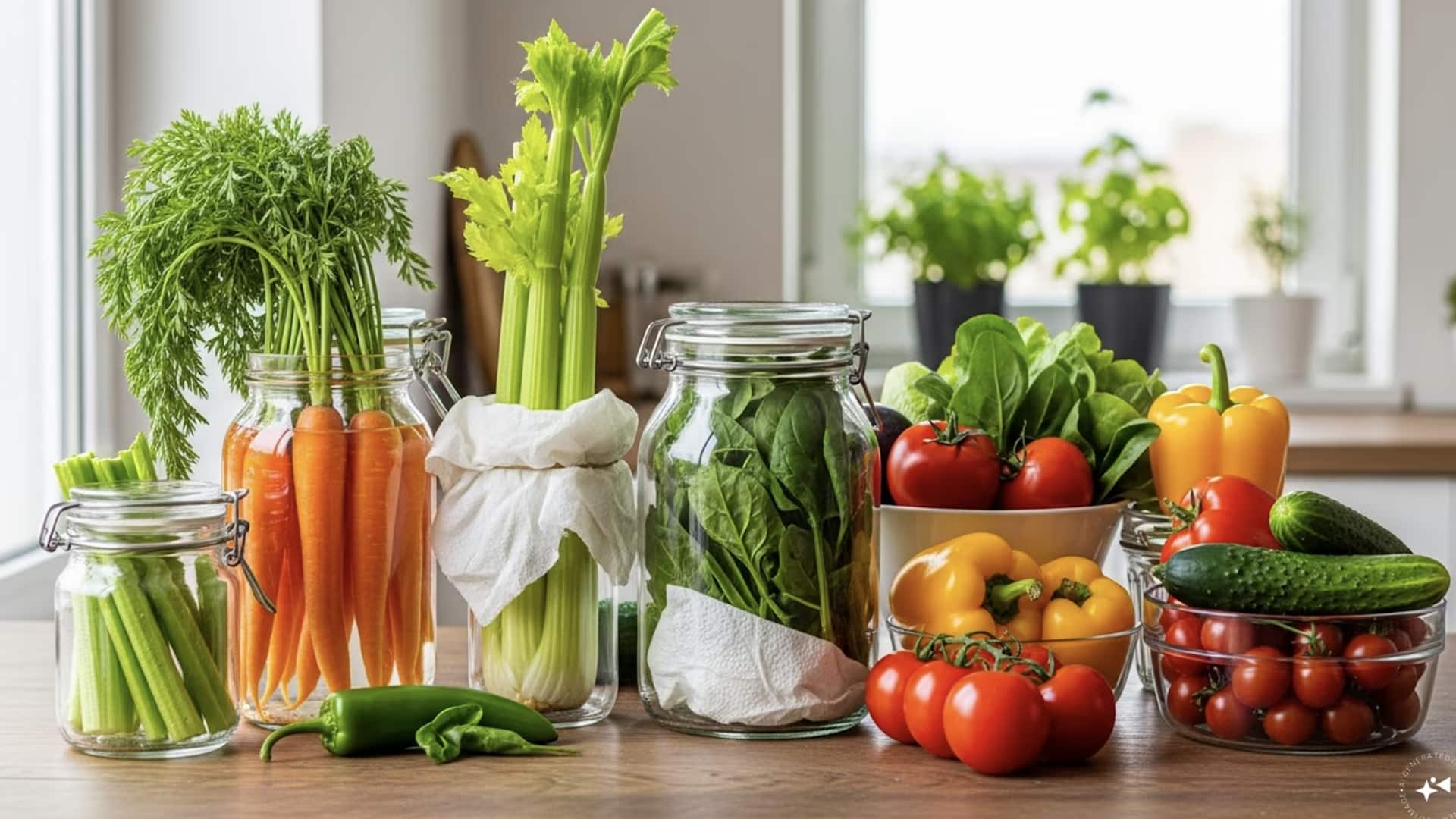 เคล็ดลับประหยัดเงินด้วยการเก็บผักให้สดนาน