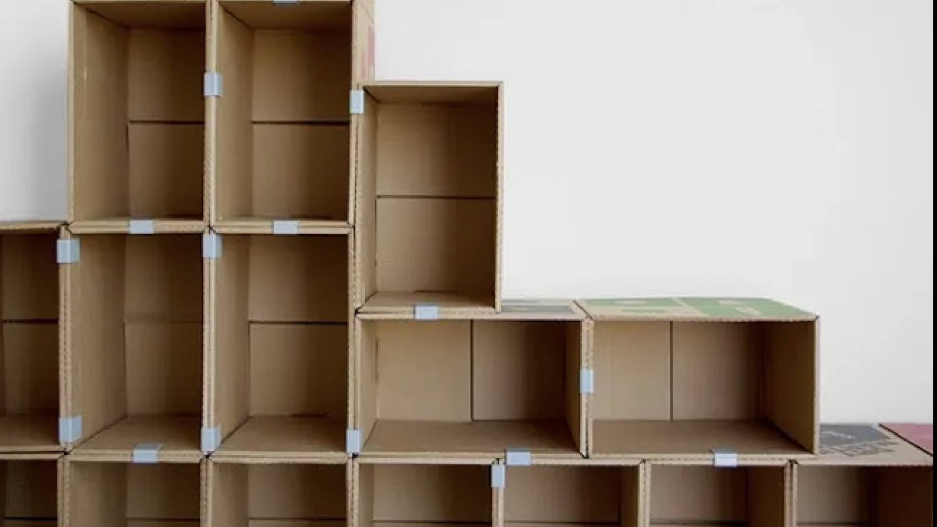 โครงการ Diy จากกล่องกระดาษในบ้าน