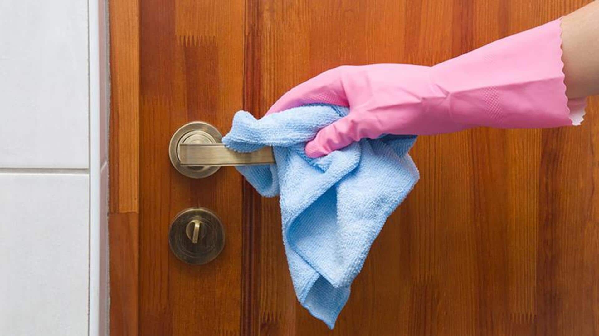 วิธีทำความสะอาดมือจับประตูให้สะอาดและปลอดเชื้อโรคในทุกวัน