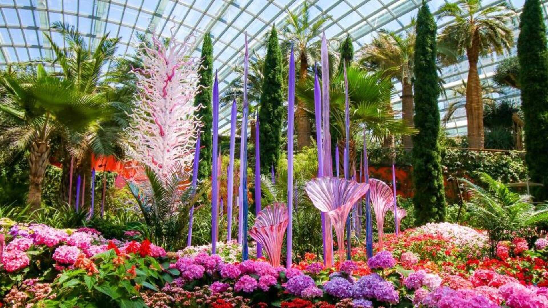 สวนพฤกษศาสตร์ที่สวยงามตระการตาในสิงคโปร์