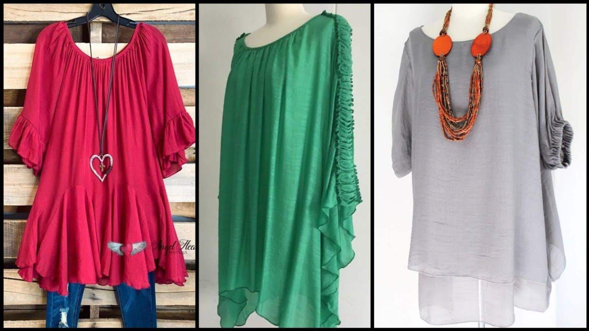 สไตล์พอนโชที่เข้ากับเสื้อแขนยาว