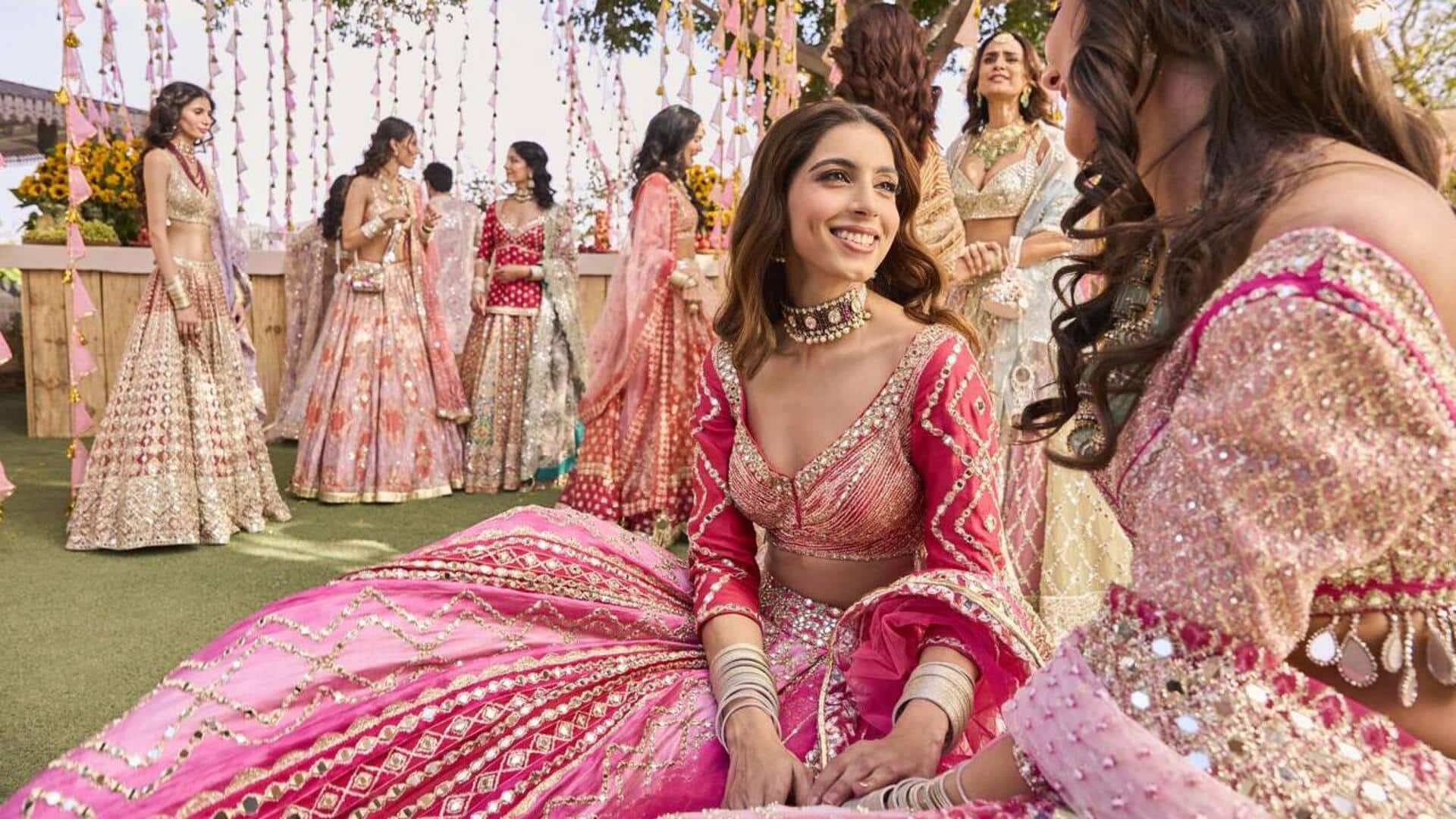 5 สไตล์เลเฮนกาที่แมตช์กับโจลีปักได้ลงตัว