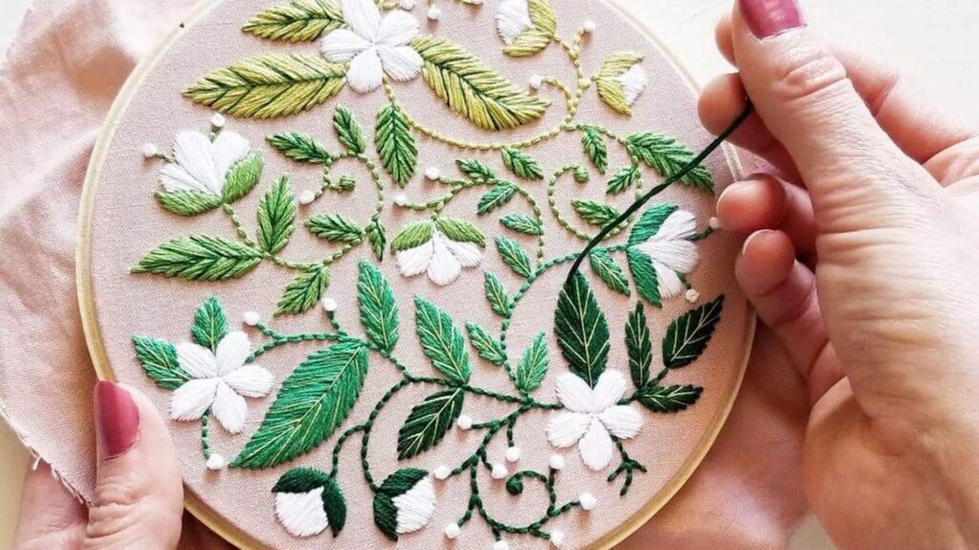 การฝึกความอดทนผ่านการปักผ้า