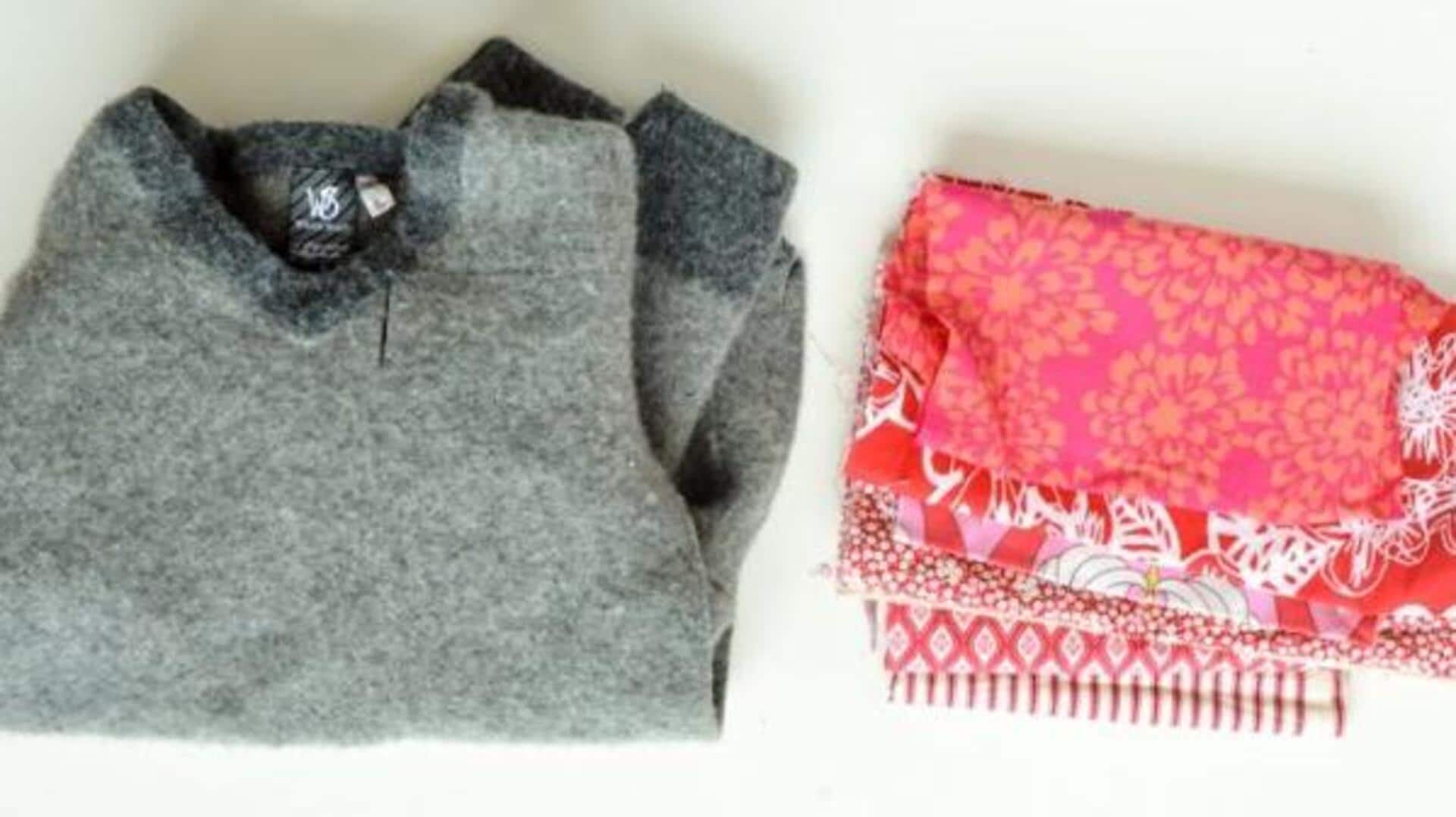 สเวตเตอร์ขนสัตว์เก่า กลายเป็นที่รองแก้วสุดชิค