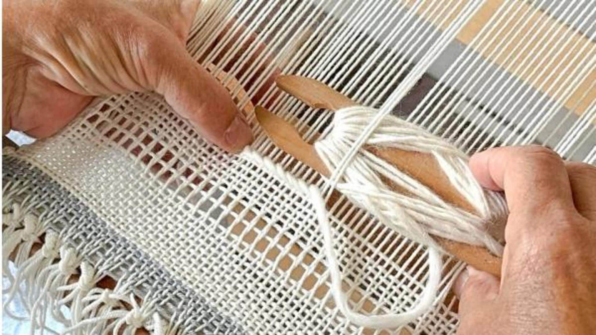 การเพิ่มสมาธิด้วยการทอผ้าอย่างมีสติ